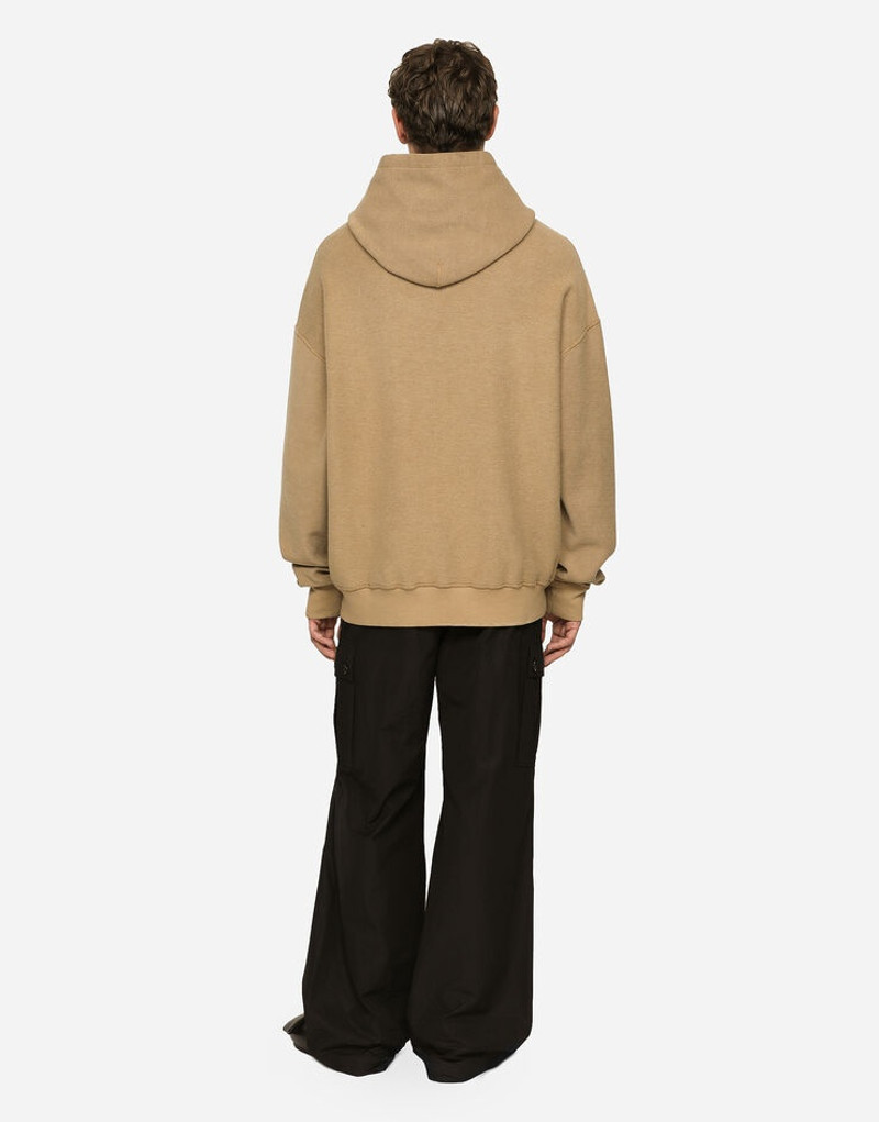 Coin print inside-out jersey hoodie 3