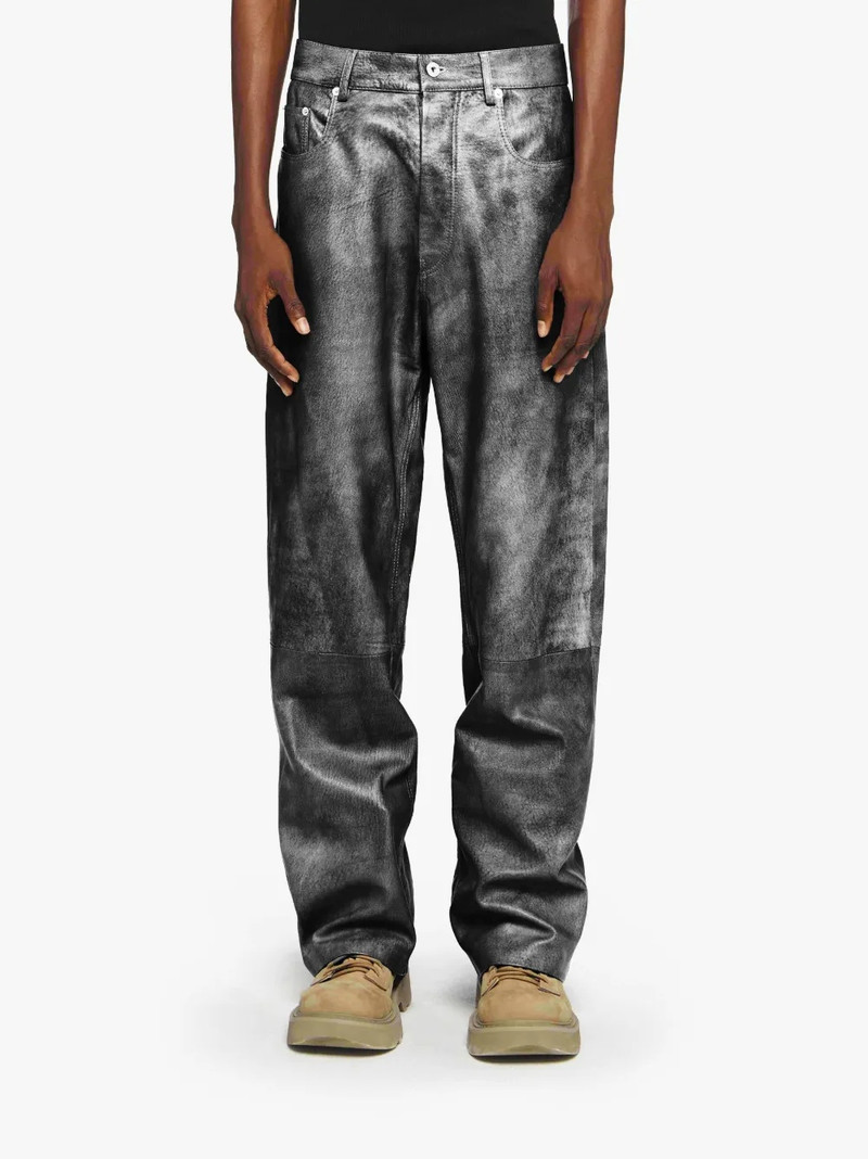 JW Anderson STRAIGHT LEG LEATHER TROUSERS outlook