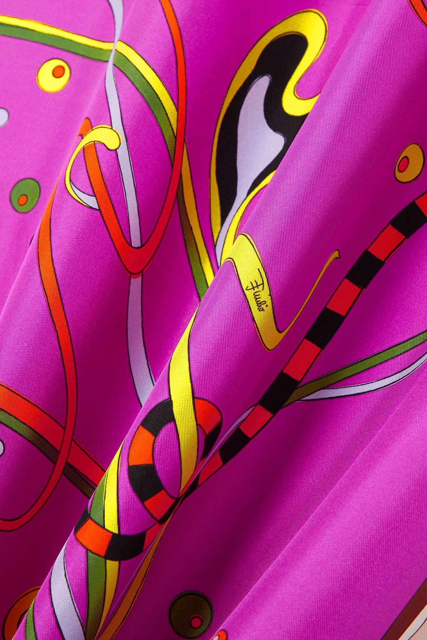 Printed silk-twill scarf - 3