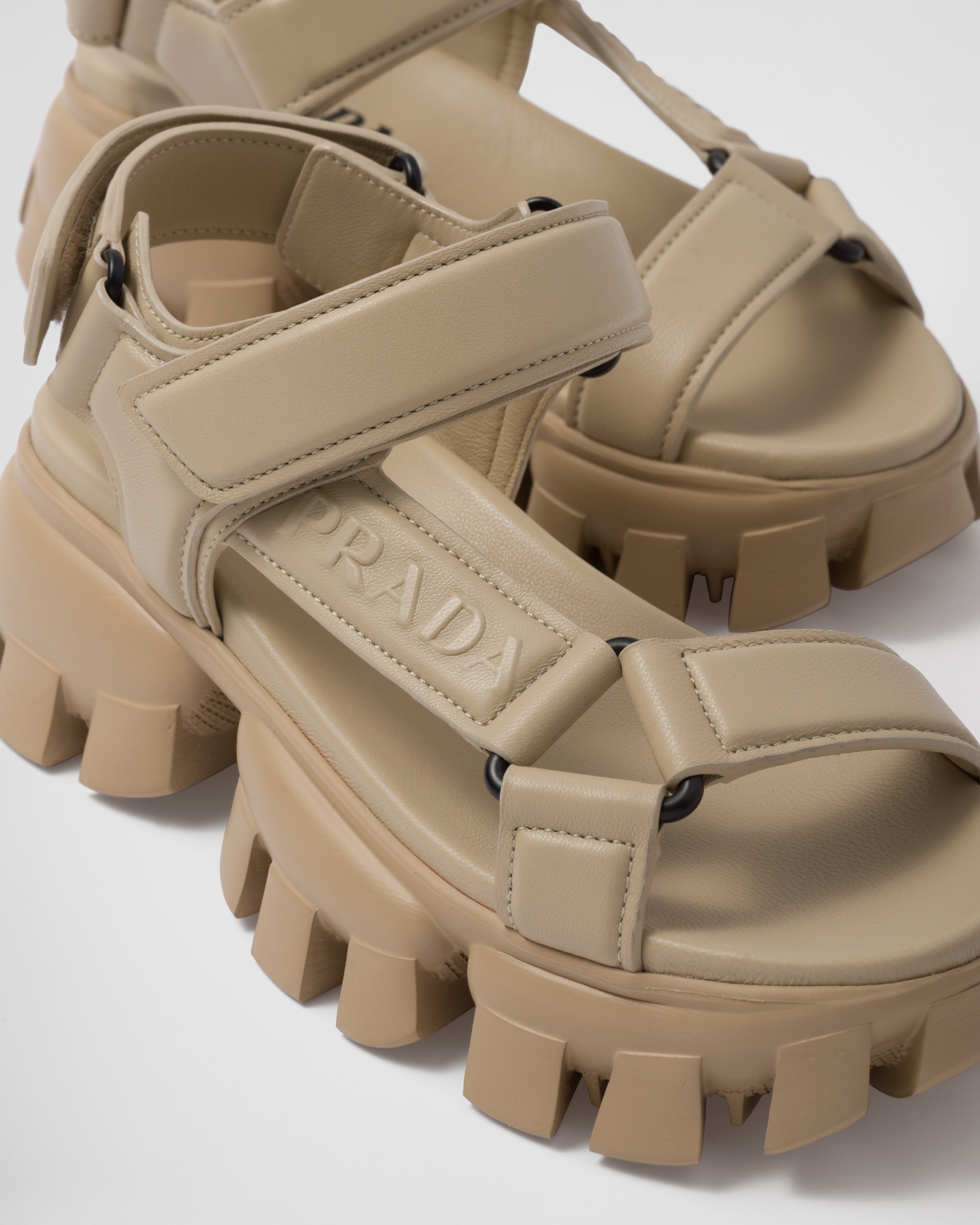 Nappa leather sandals - 6