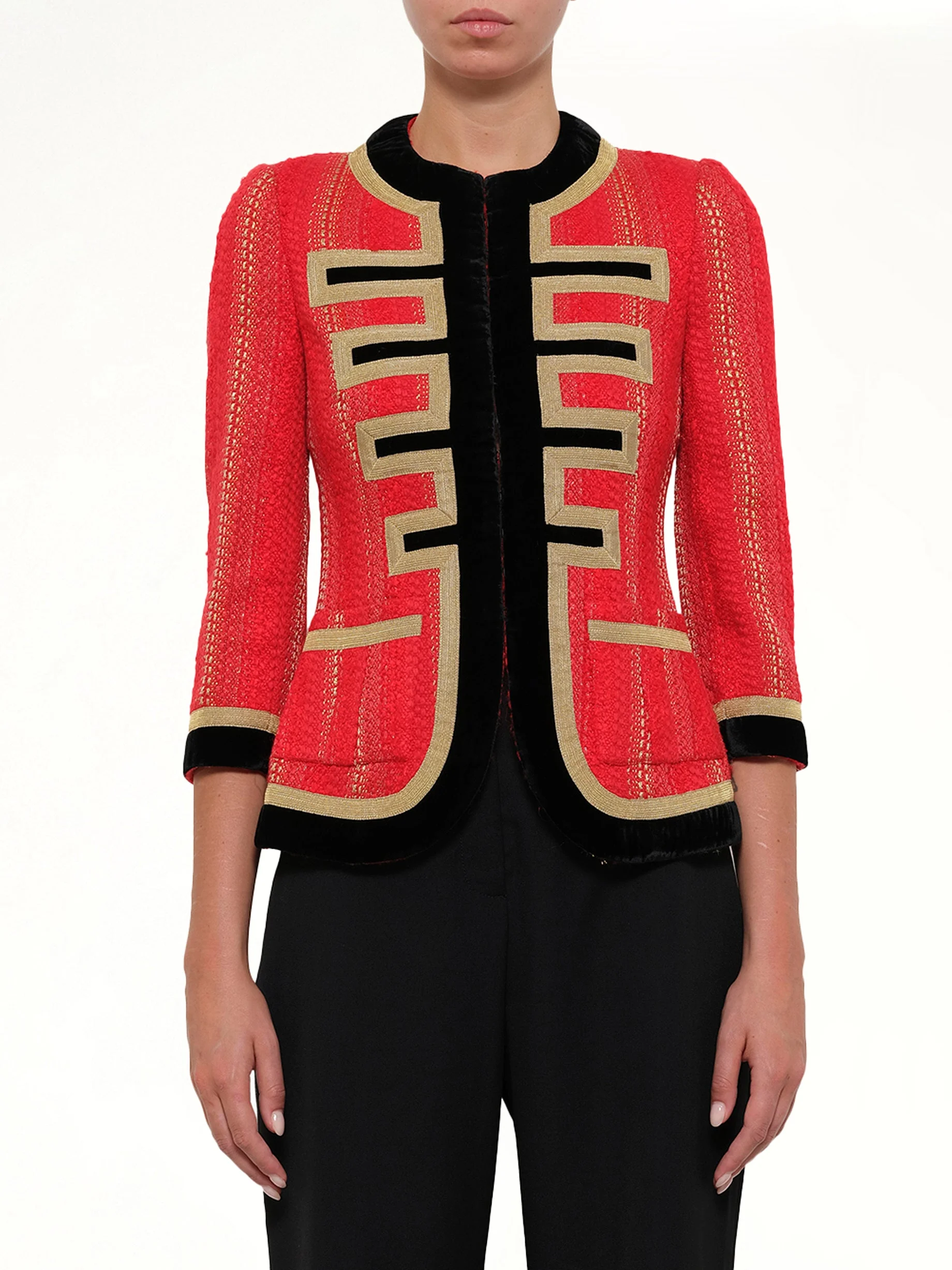 Blazer Jacket in Red - 1