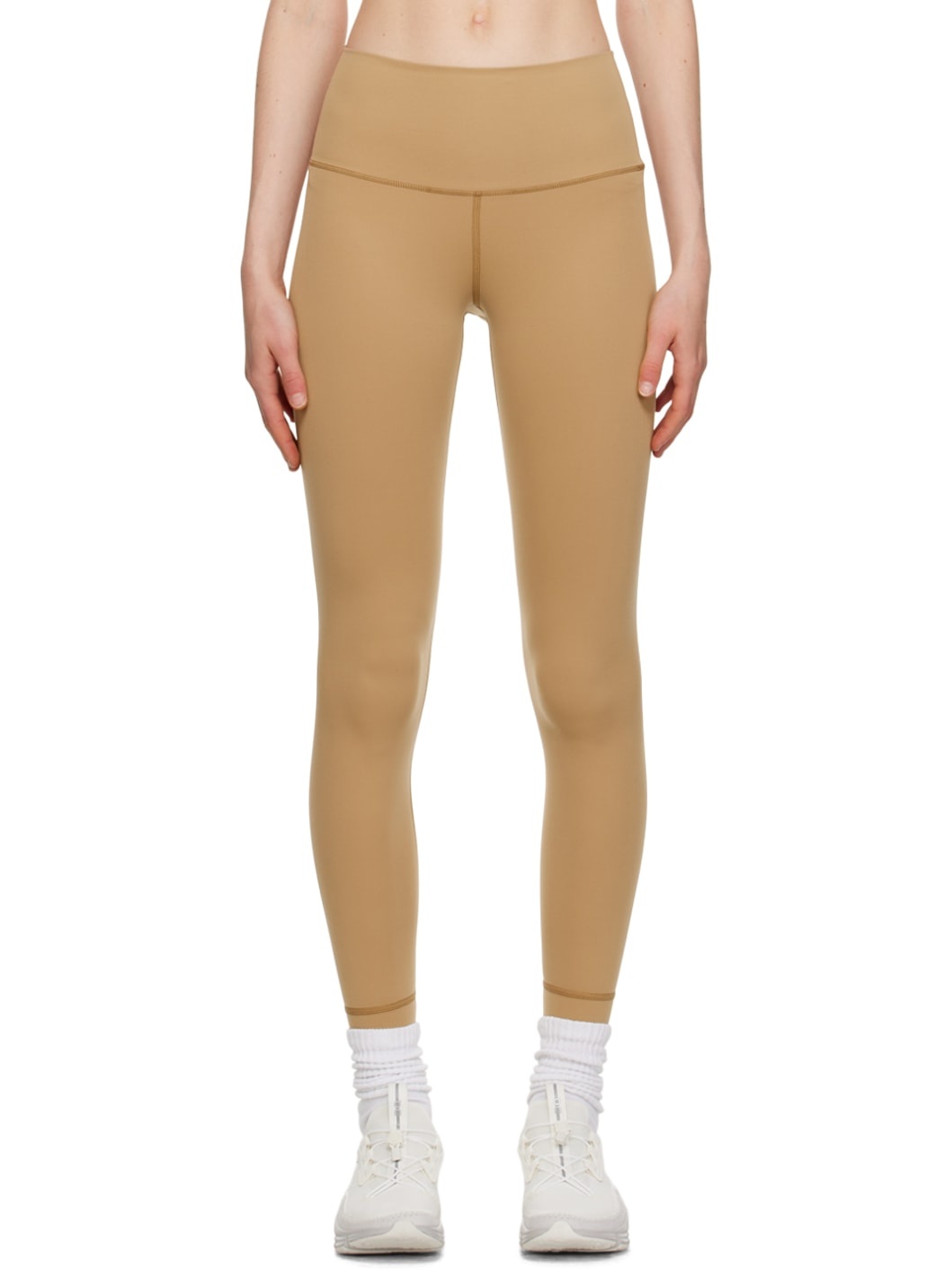 Tan Shala Yoga Leggings - 1