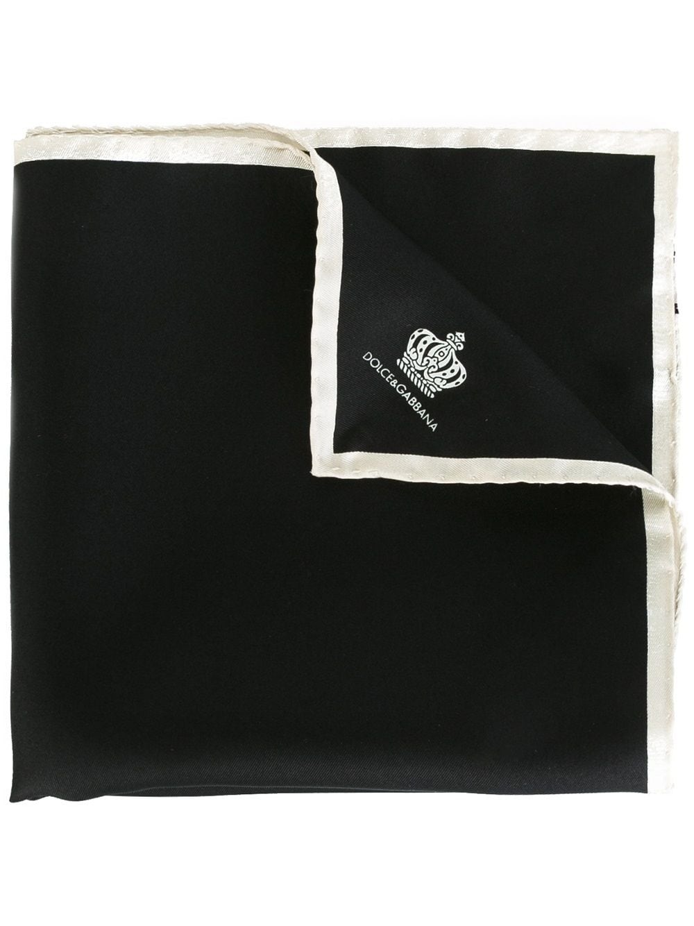 crown print pocket square - 1