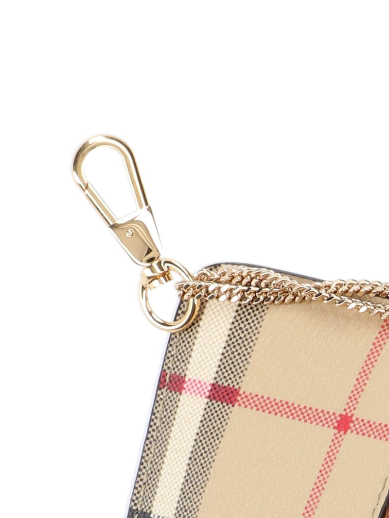'CHECK' ZIP PURSE 4