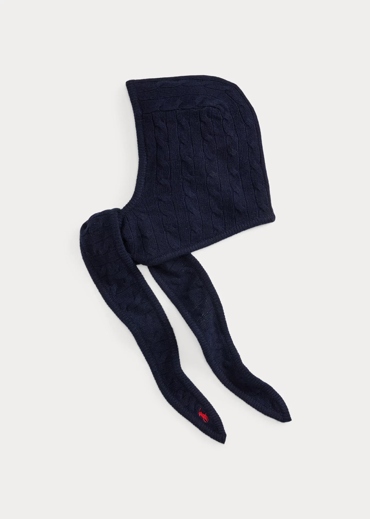 Cable-Knit Wool-Cashmere Wrap Snood - 1
