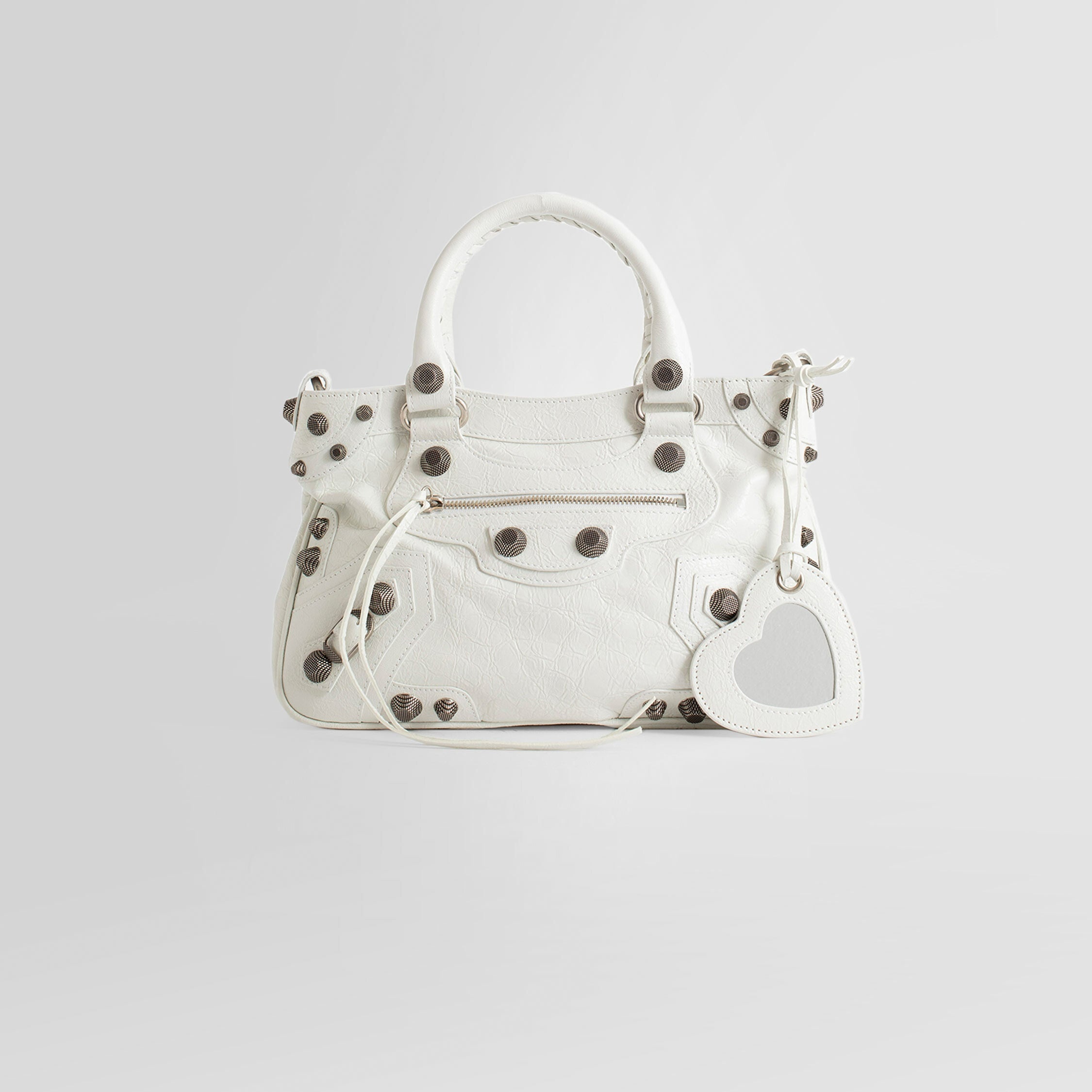 BALENCIAGA WOMAN WHITE TOTE BAGS - 5