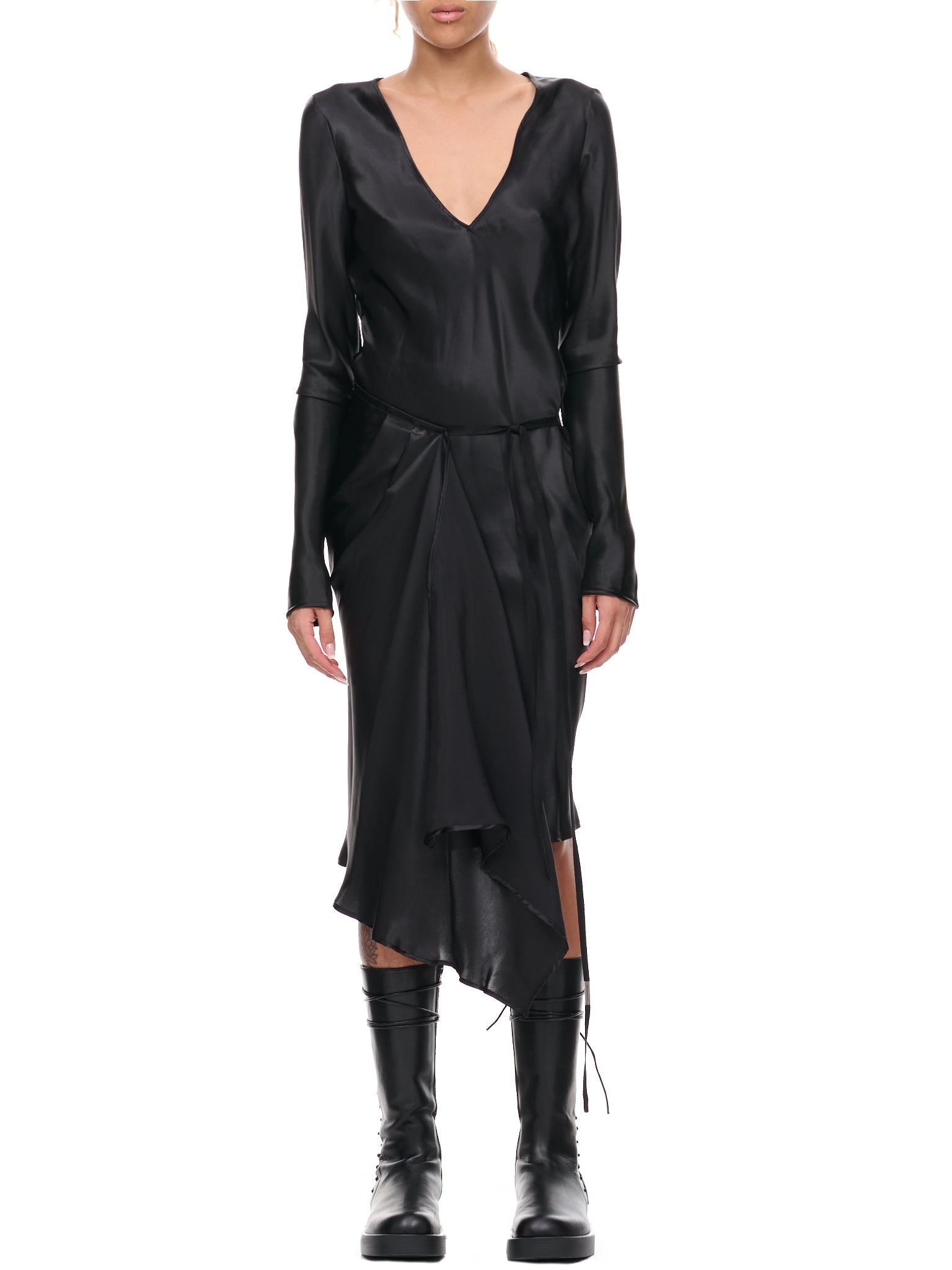 Frederique Asymmetric Wrap Dress - 1