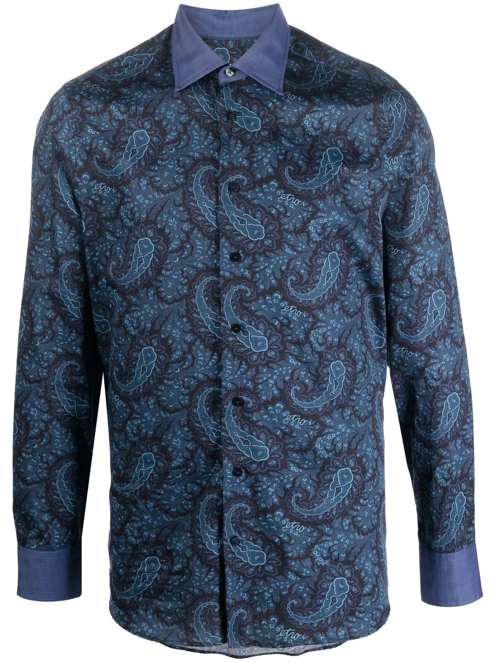 paisley-print shirt - 1