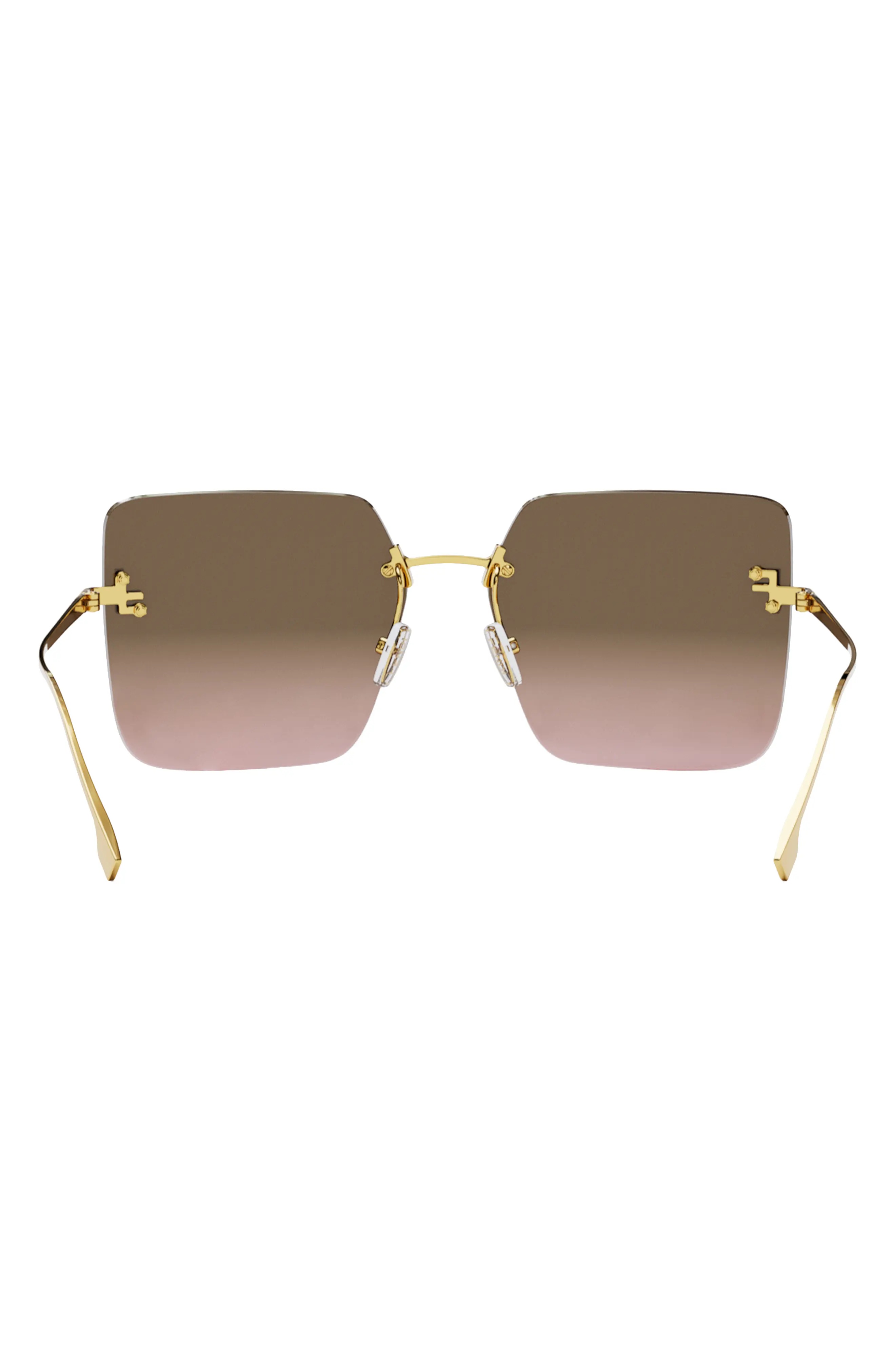 'Fendi First 59mm Geometric Sunglasses - 5