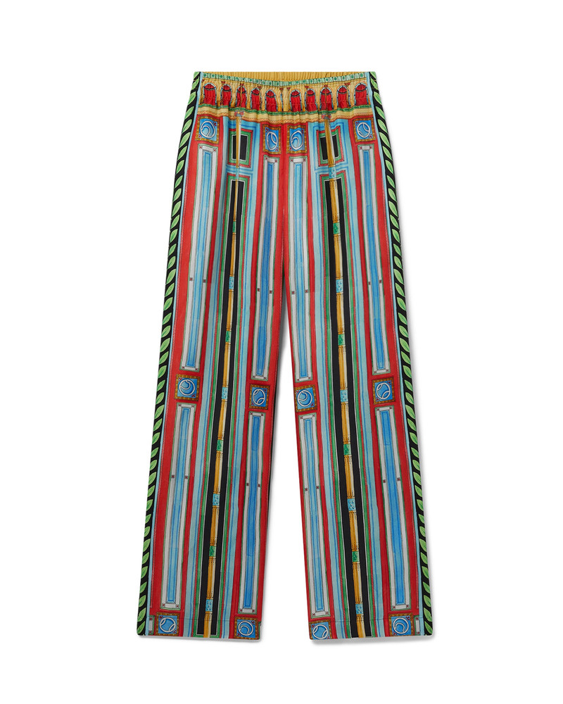 Le Palais En Fleur Silk Trousers | Casablanca Paris 1