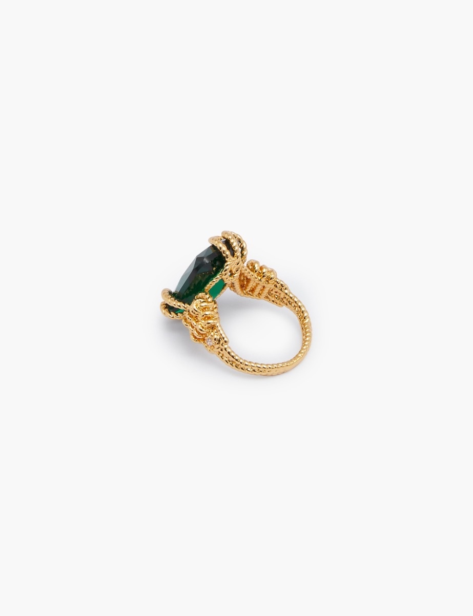 TANGLED ROPE COCKTAIL RING - 5