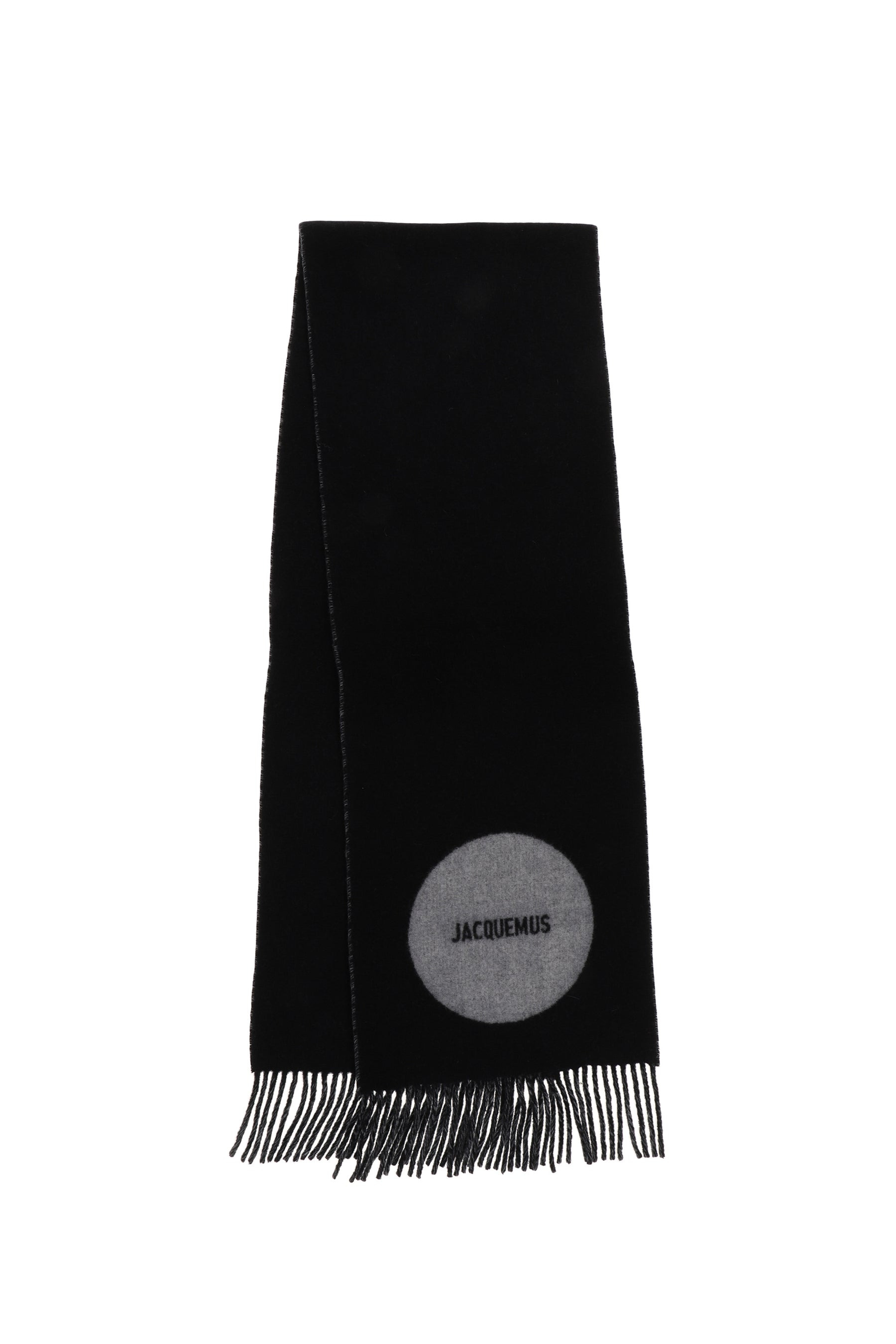 L ECHARPE ROND CARRE / BLK - 2