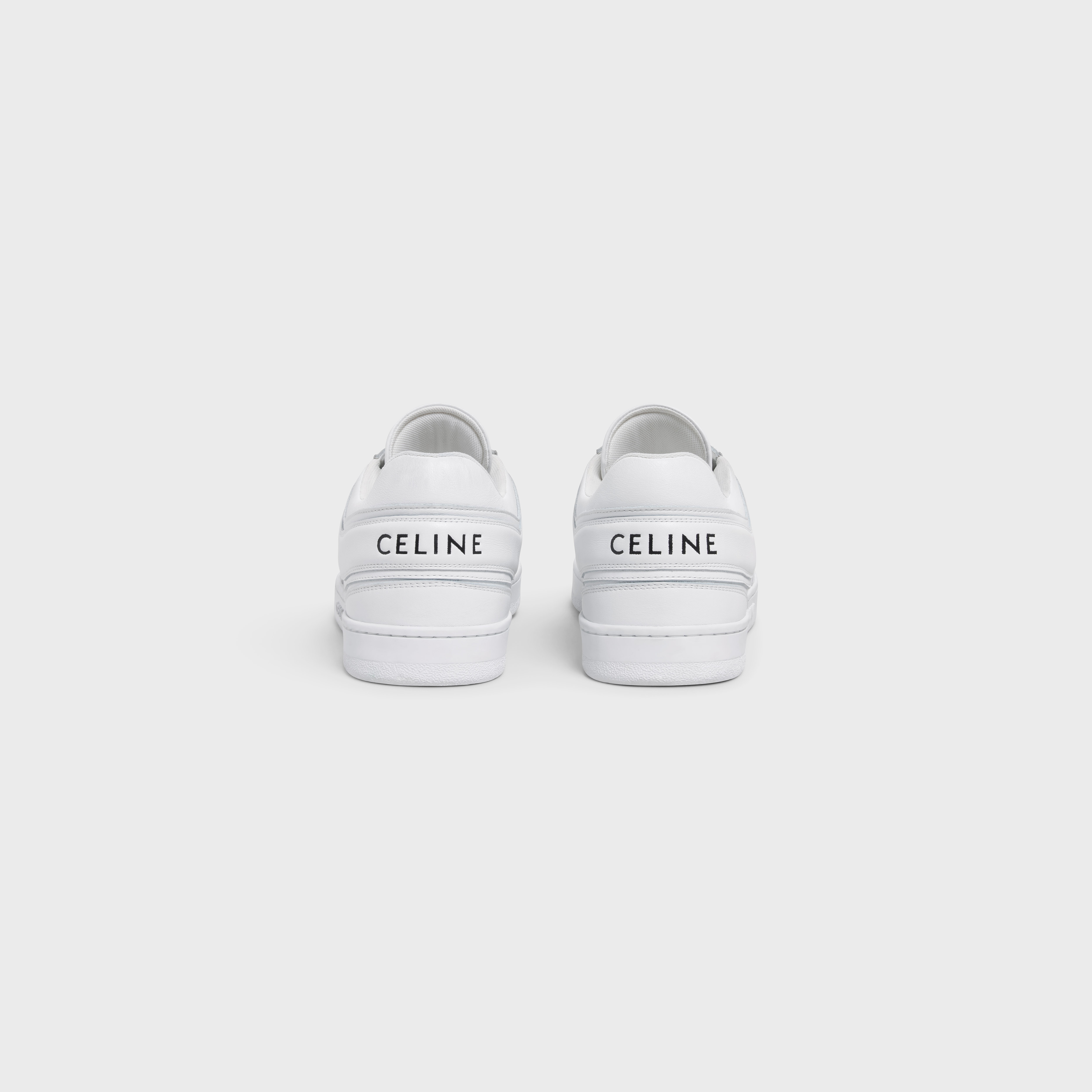 CELINE TRAINER LOW LACE-UP SNEAKER in CALFSKIN - 3