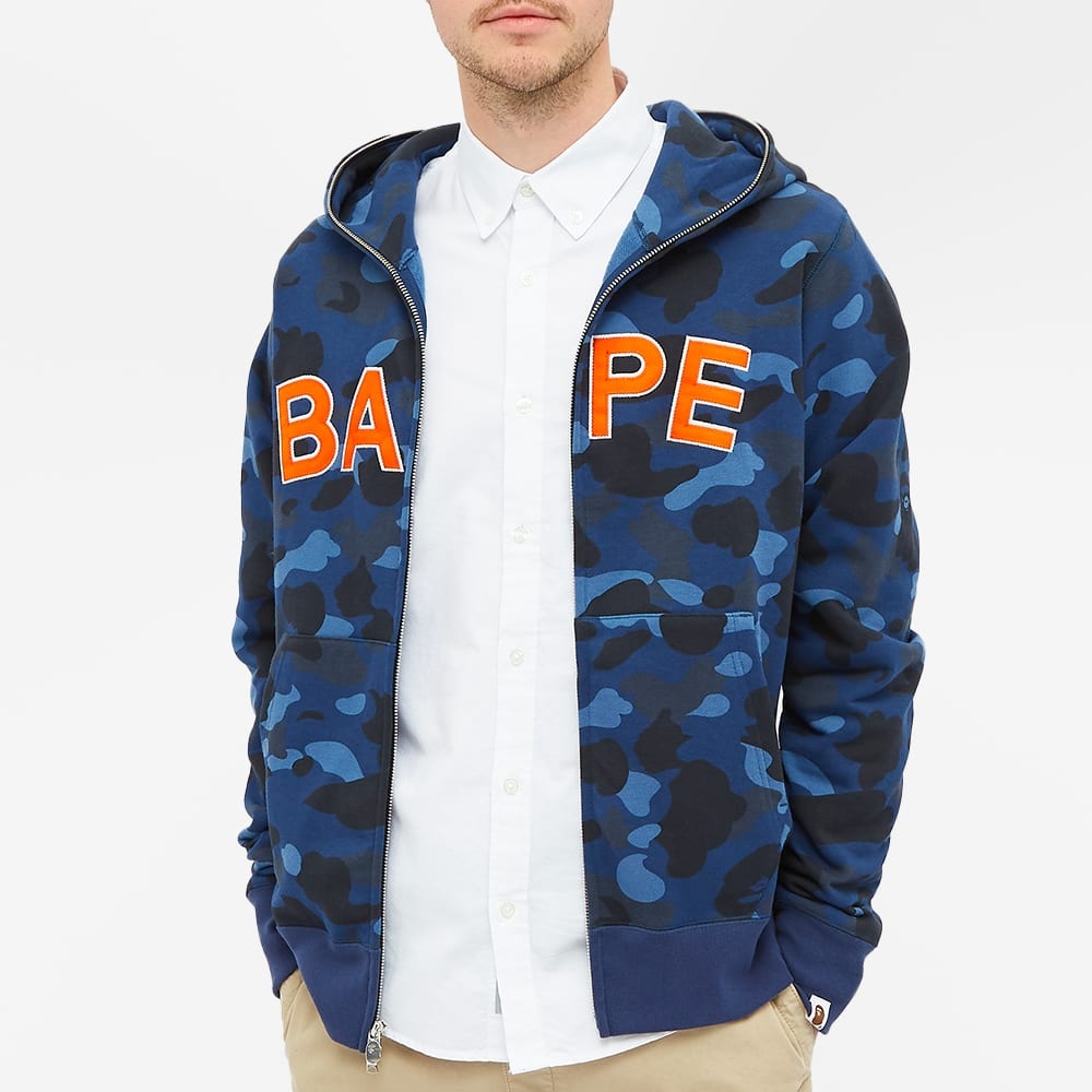 A Bathing Ape Colour Camo BAPE Full Zip Hoody - 4