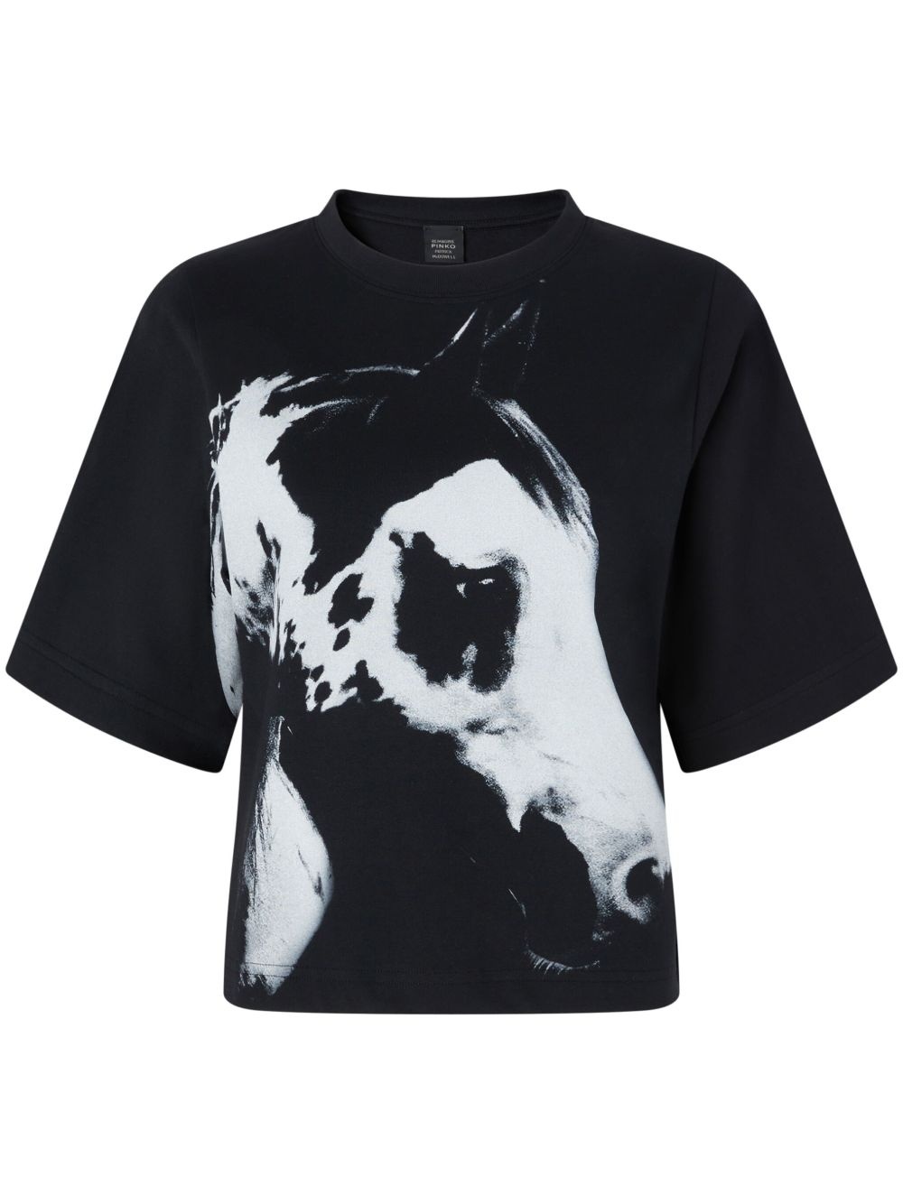 horse-print T-shirt - 1