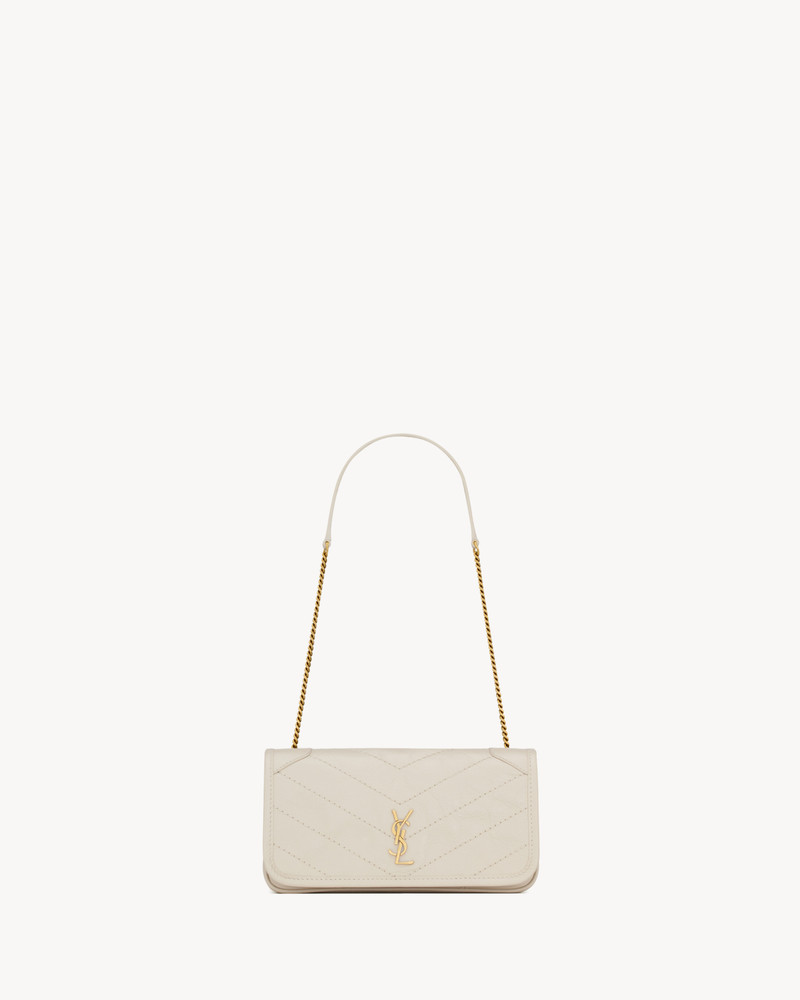 NIKI CHAIN POUCH IN VINTAGE LEATHER 1