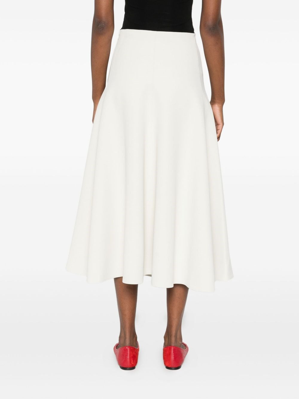 Flared maxi skirt. - 4