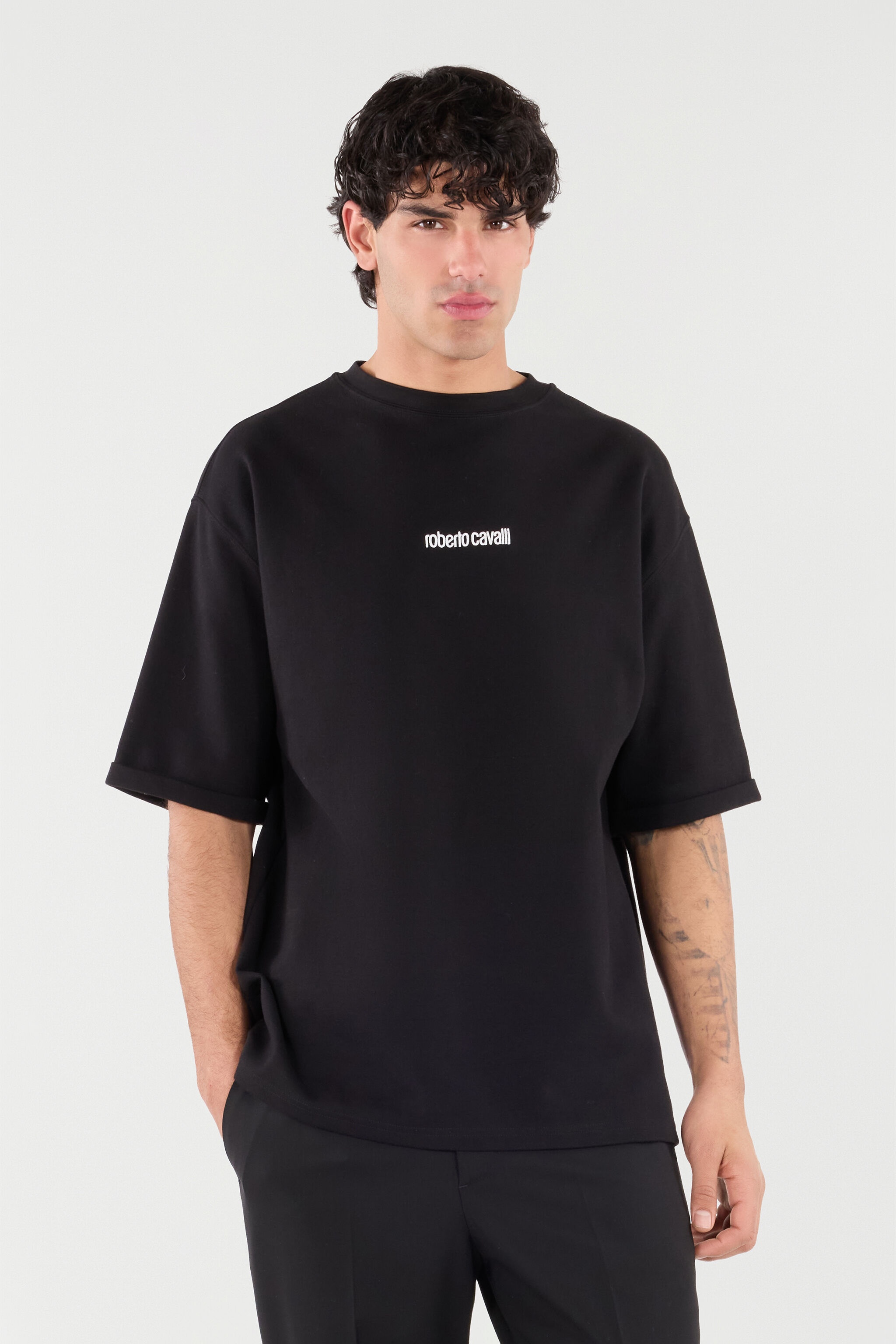 T-Shirt with Embroidered Logo - 3