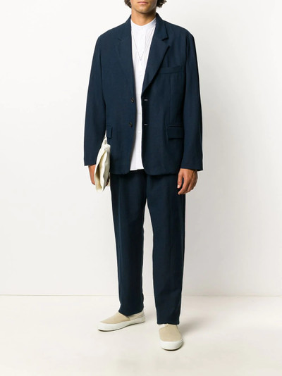 ISSEY MIYAKE single breasted blazer  outlook