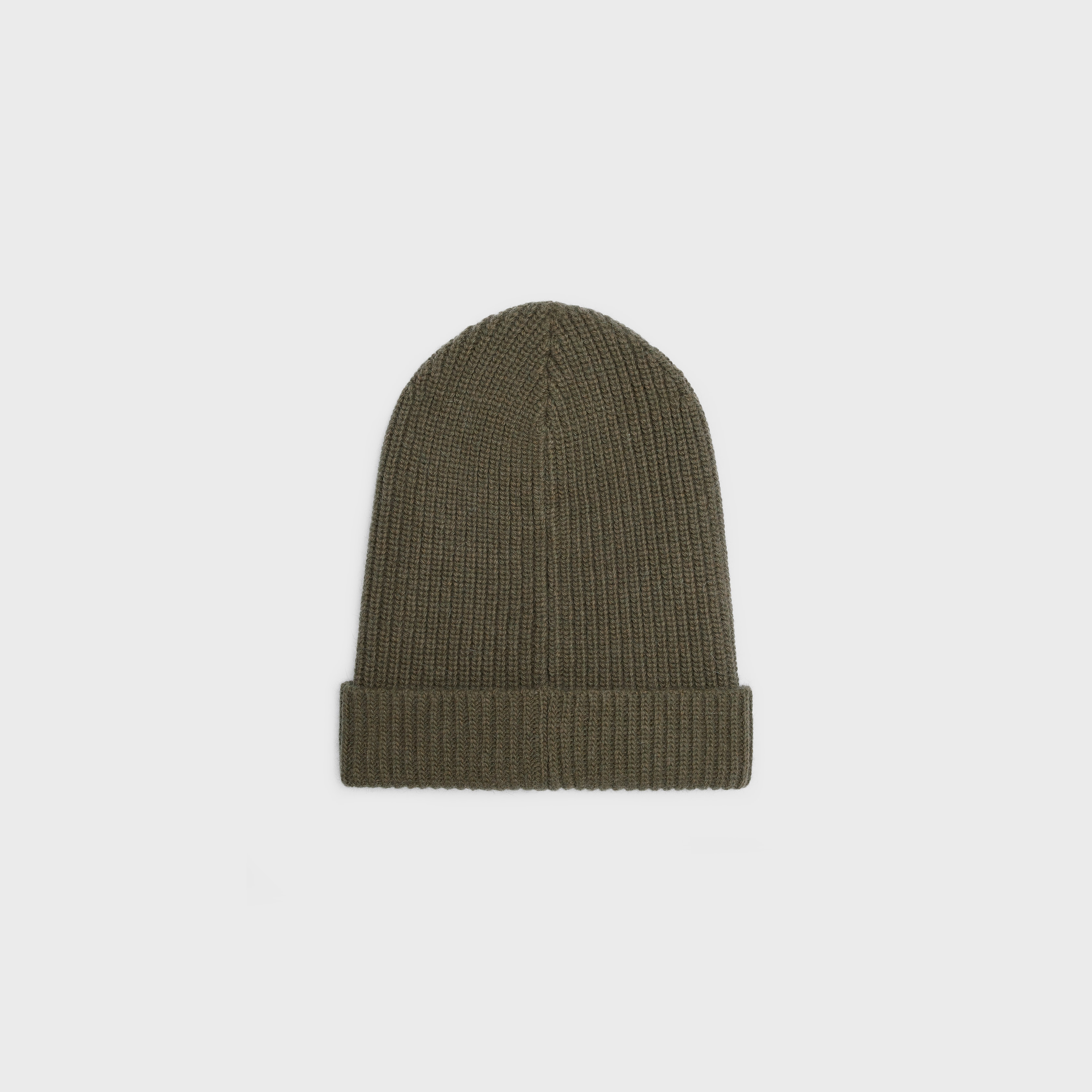 CELINE EMBROIDERED BEANIE IN RIBBED FELTED WOOL - 2