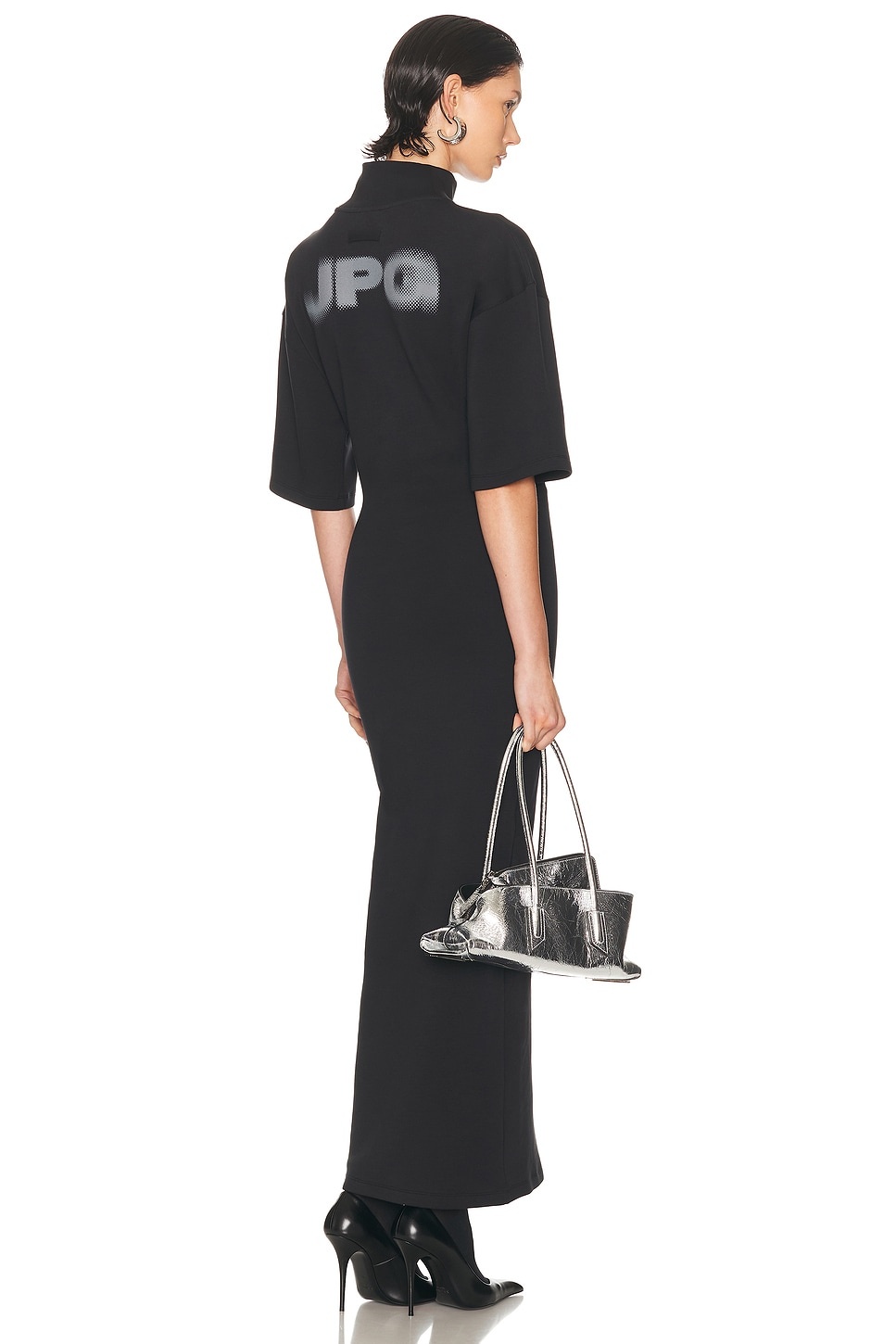 High Neck Long Dress - 2