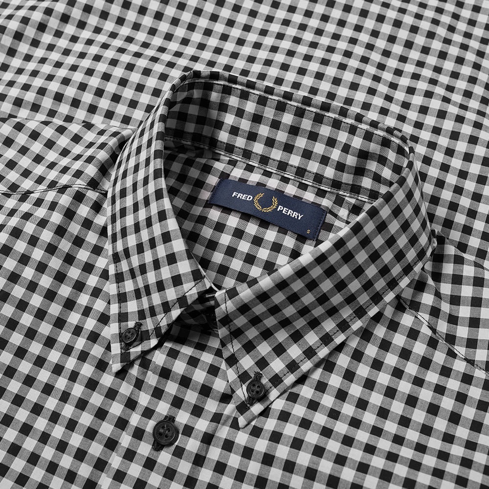 Fred Perry Gingham Short Sleeve Shirt - 3