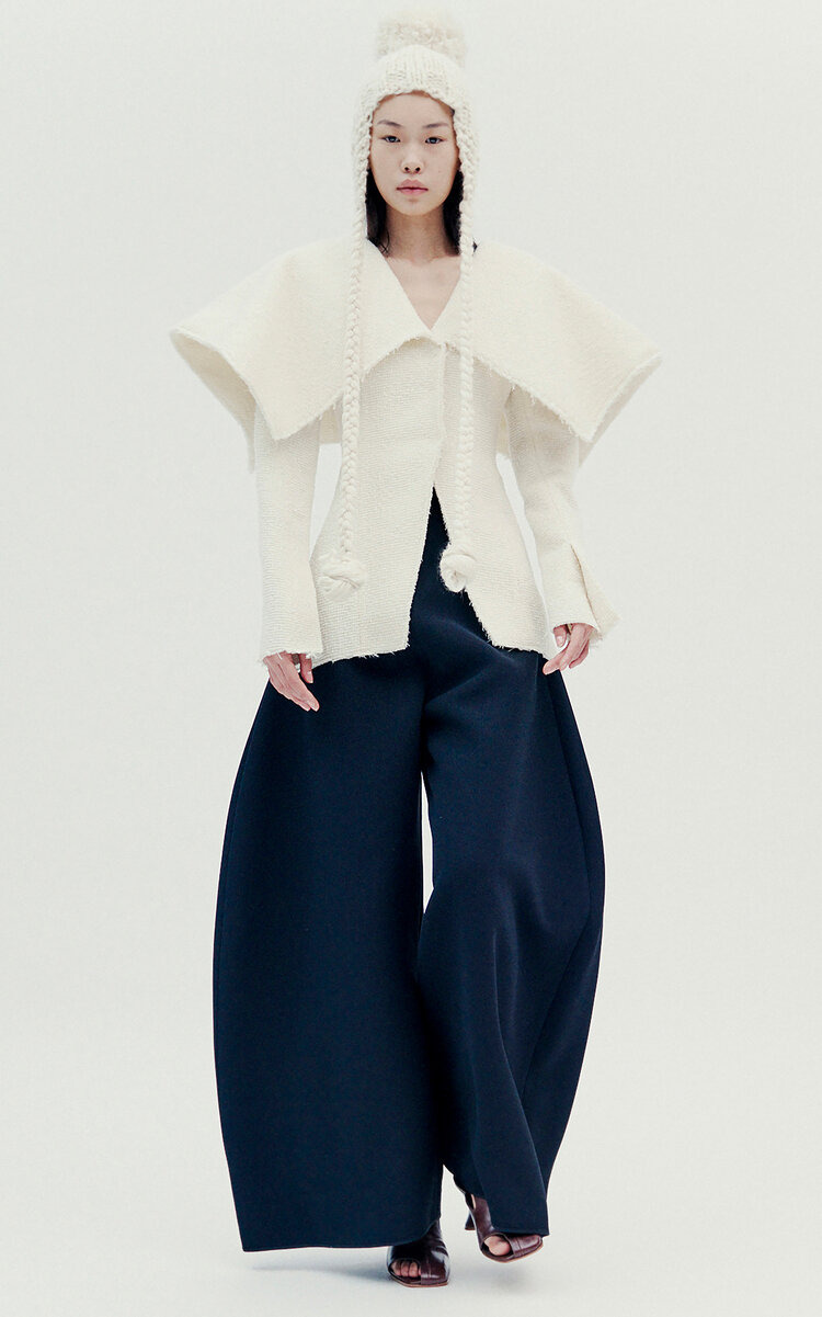 Collared Wool Blazer off-white - 2