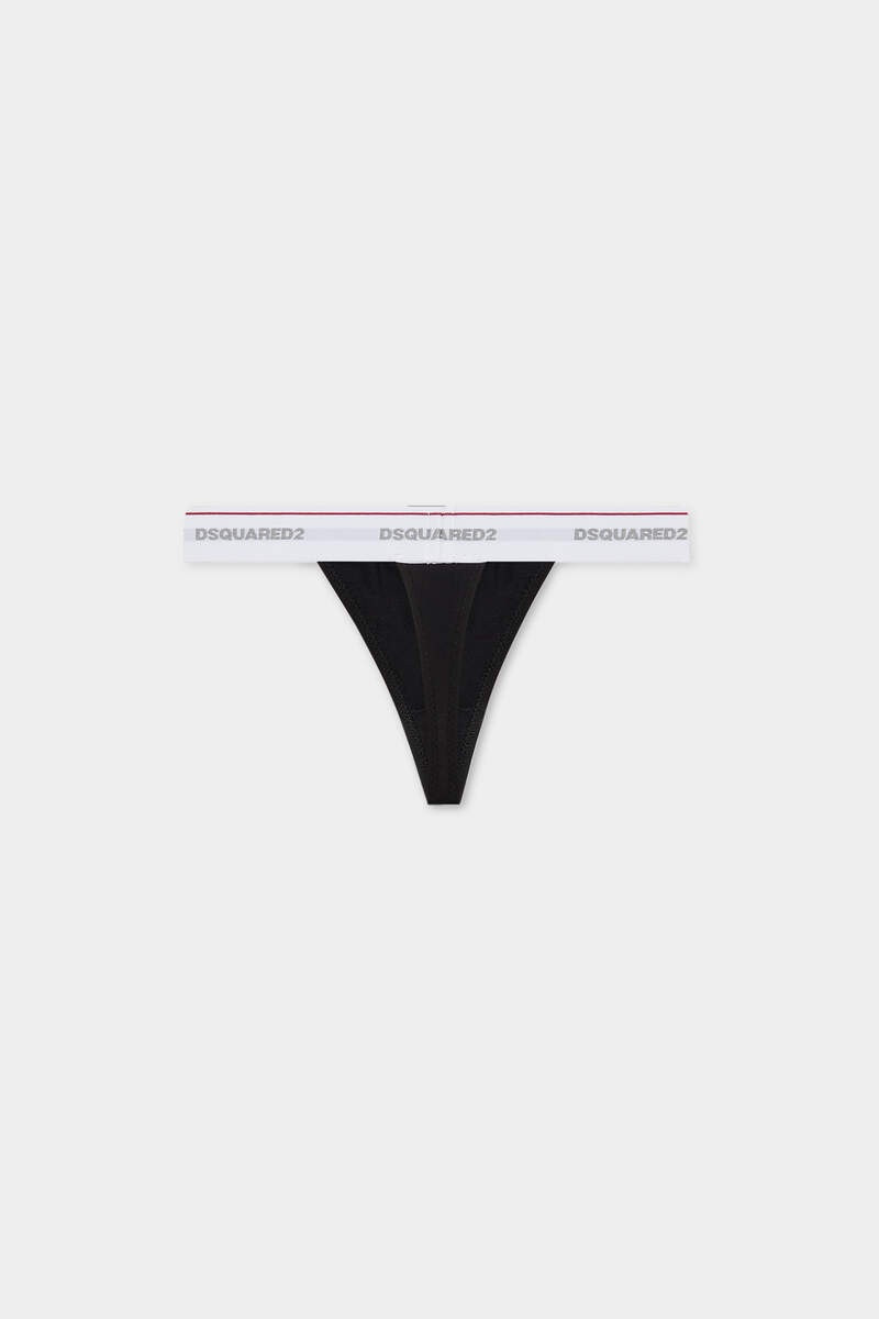 DSQUARED2 DSQUARED2 LOGO COTTON THONG outlook