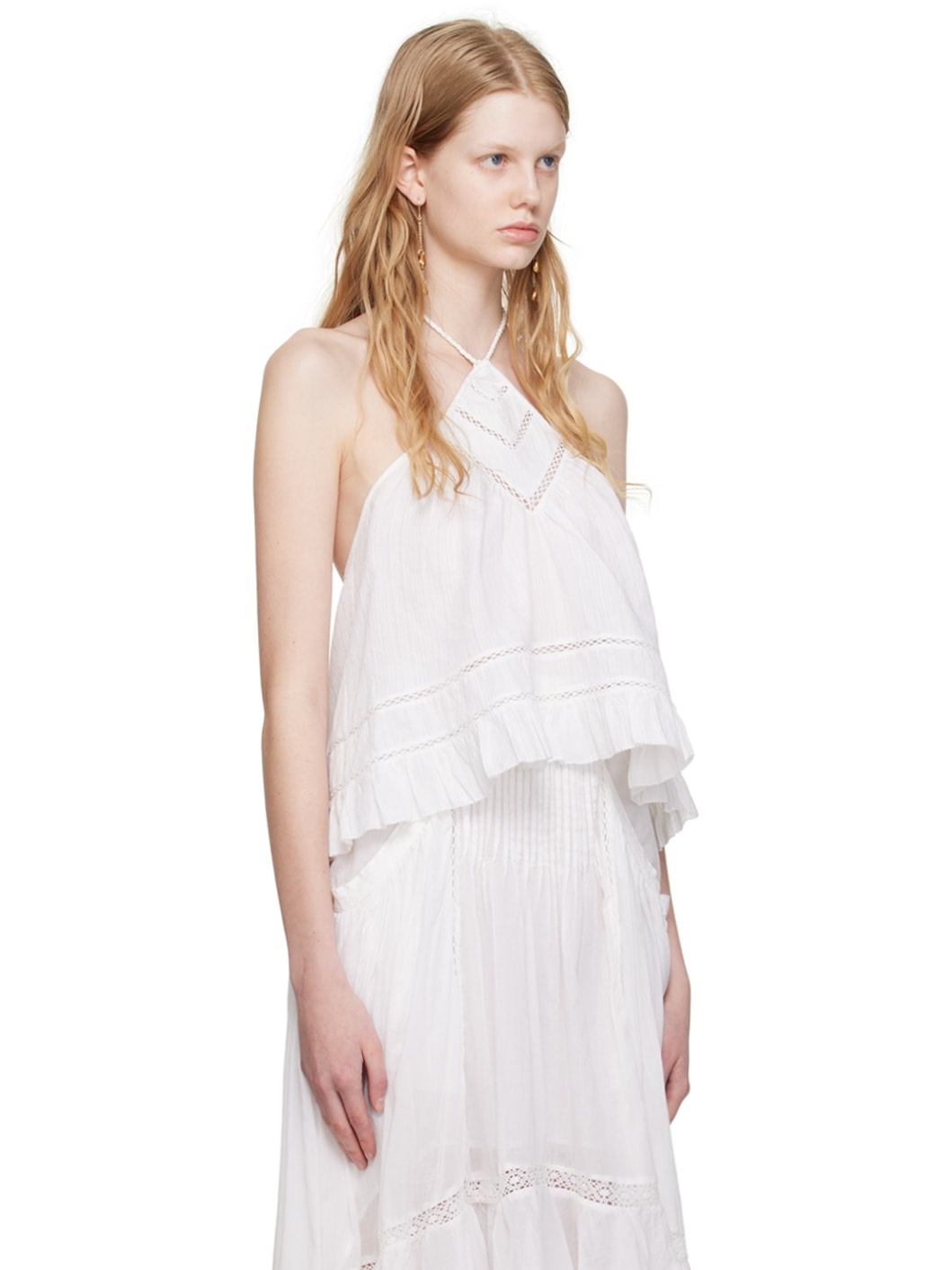 White Lisio Tank Top - 2