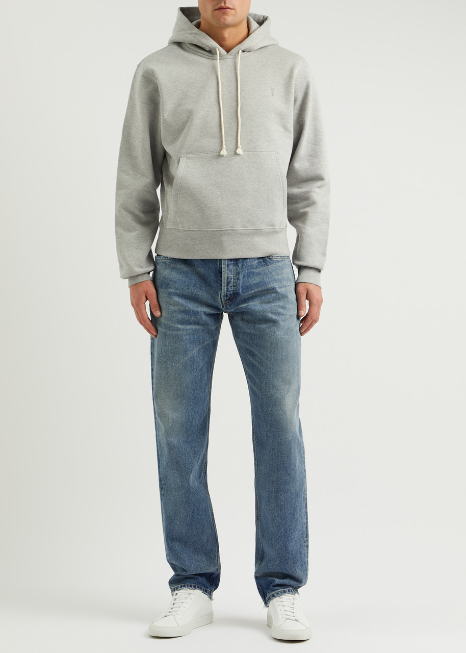 Distressed straight-leg jeans - 4