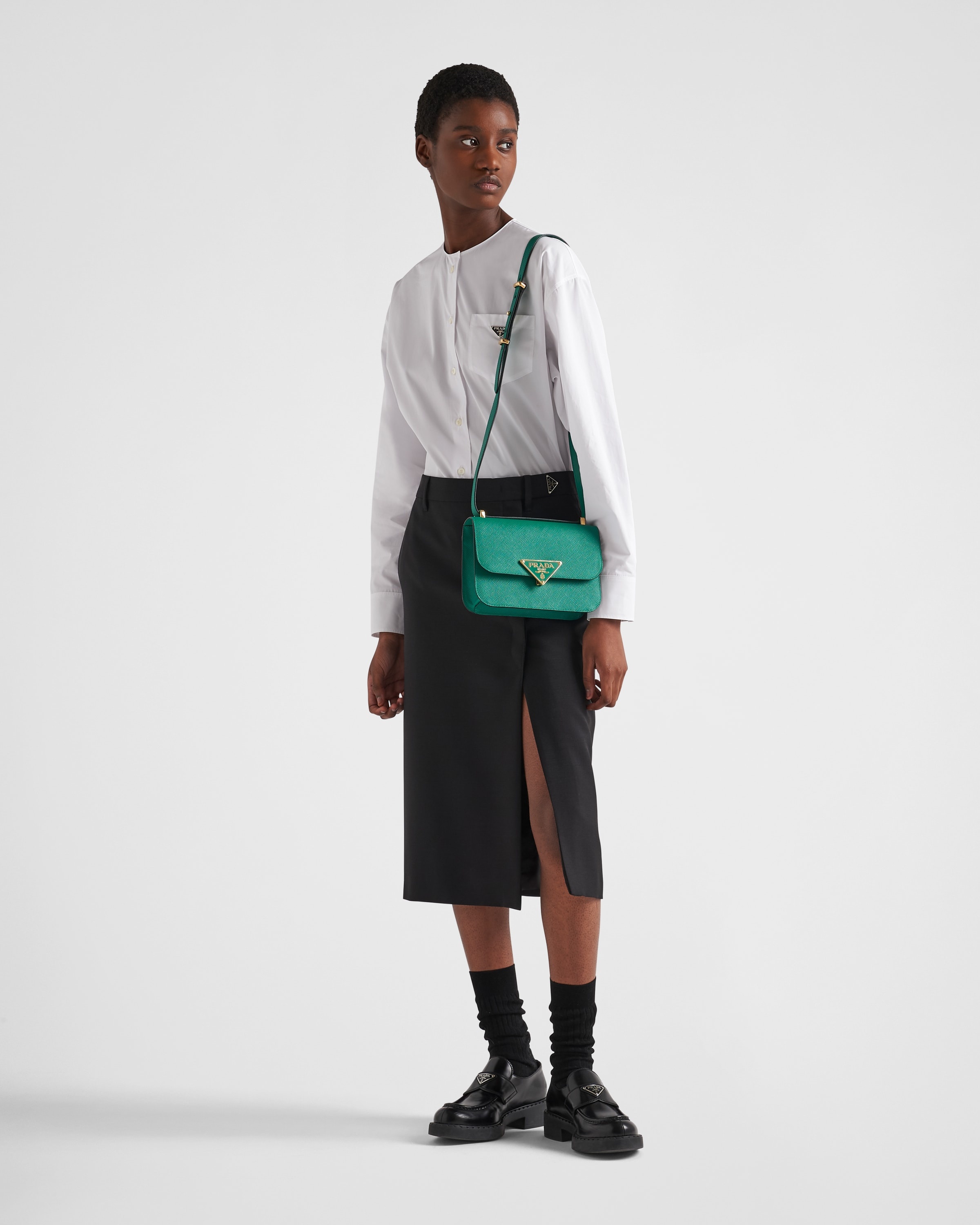 Prada Prada Emblème Saffiano shoulder bag | prada | REVERSIBLE