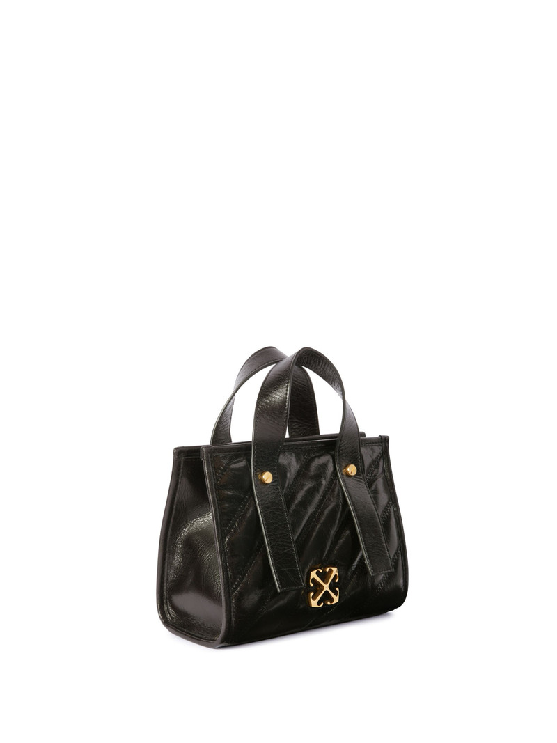 Black Quilted Tote Bag 3