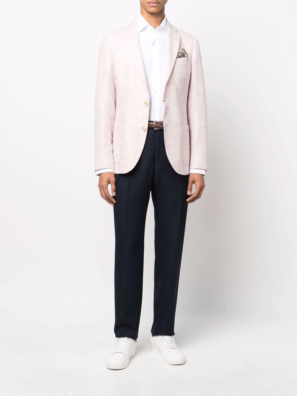 pressed-crease tailored trousers - 2