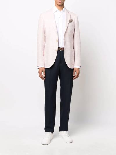 Etro pressed-crease tailored trousers outlook