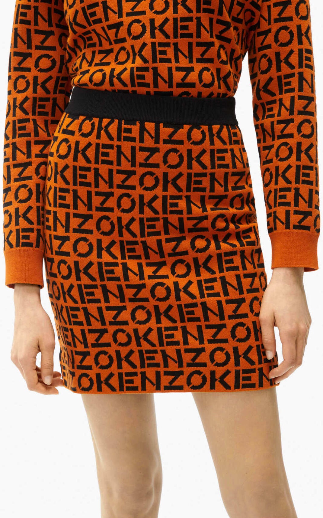 KENZO Sport monogram miniskirt - 4