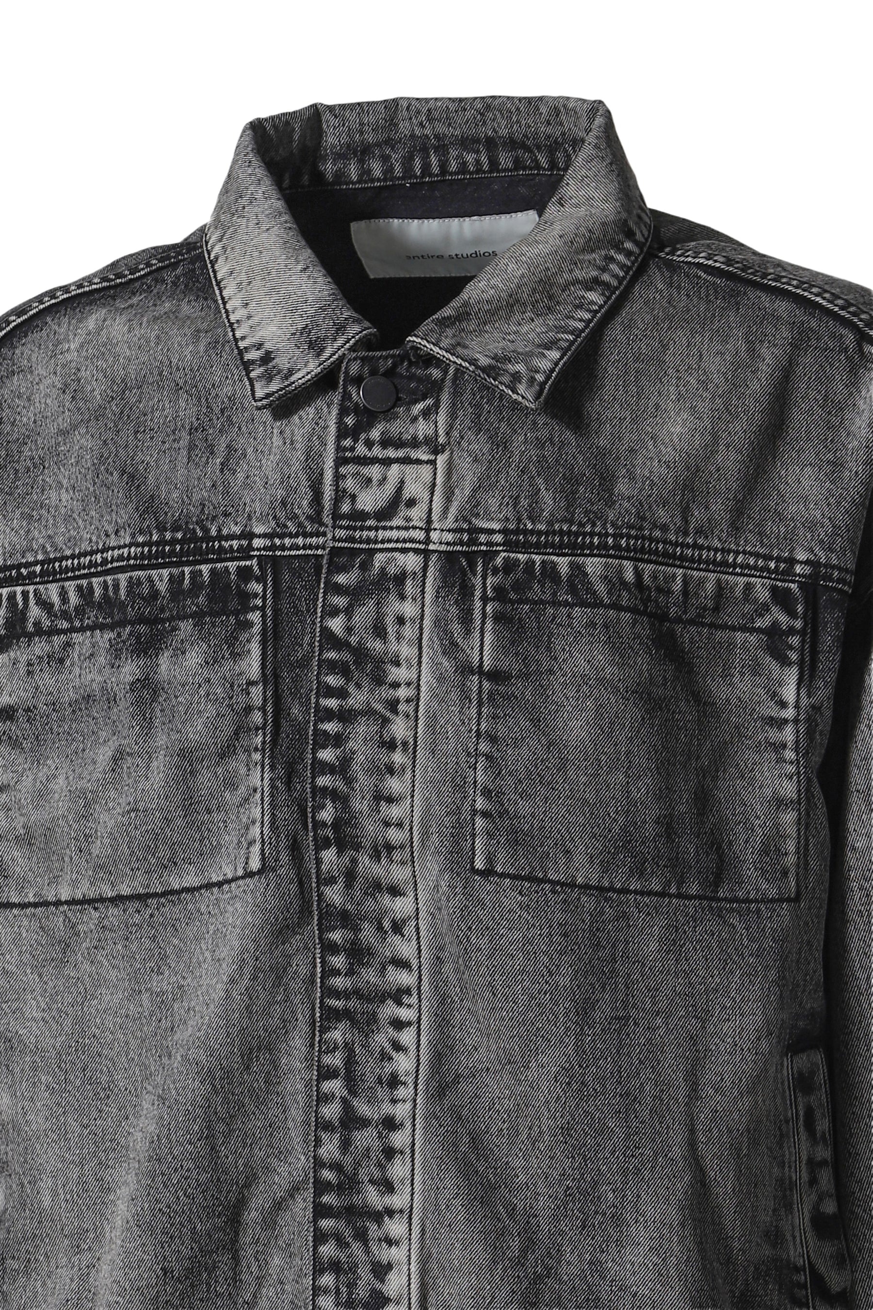 GEM DENIM JACKET / CHARGRILL - 4