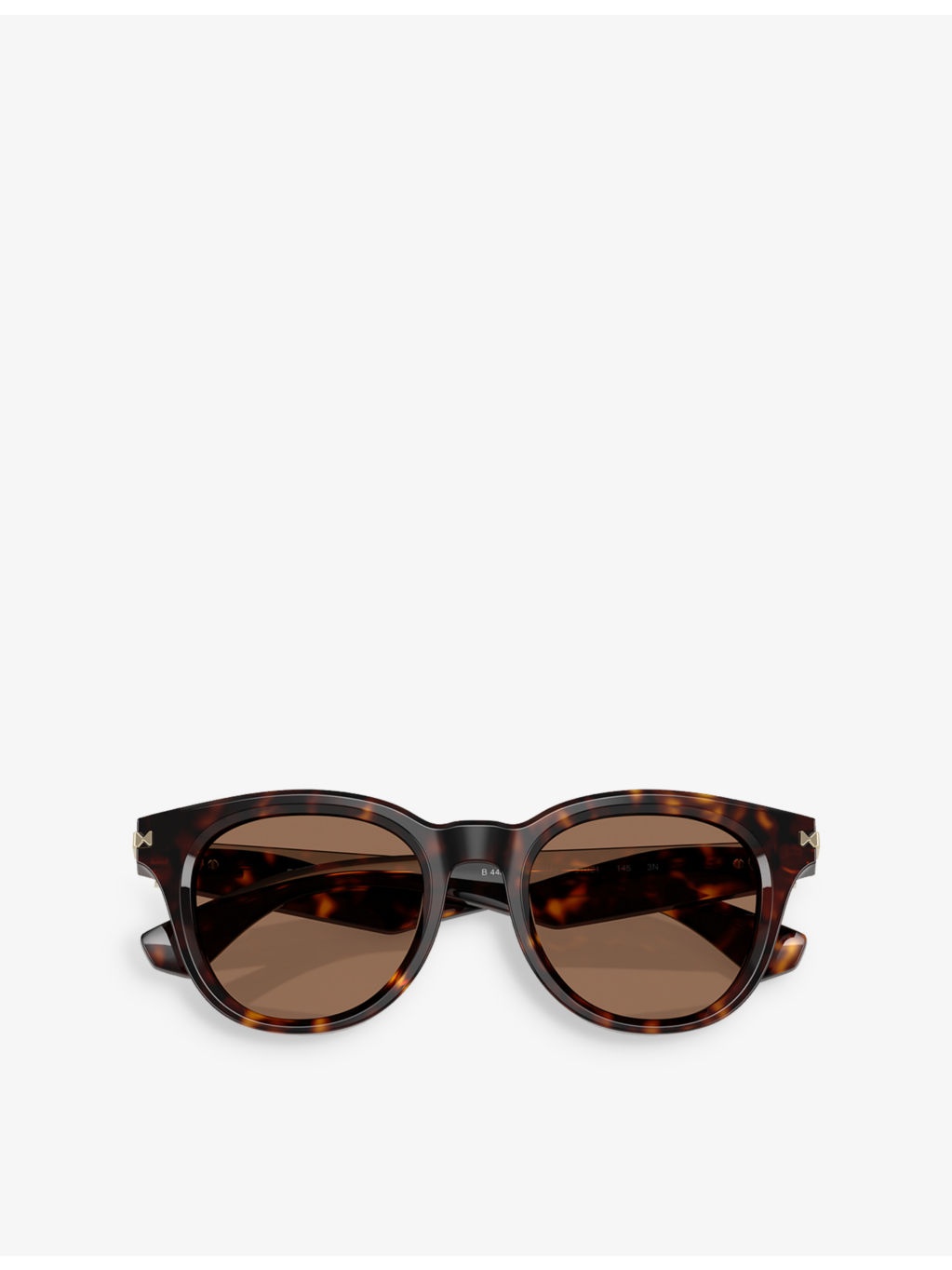 BE4439 Round-Frame Tortoiseshell Acetate Sunglasses - 5