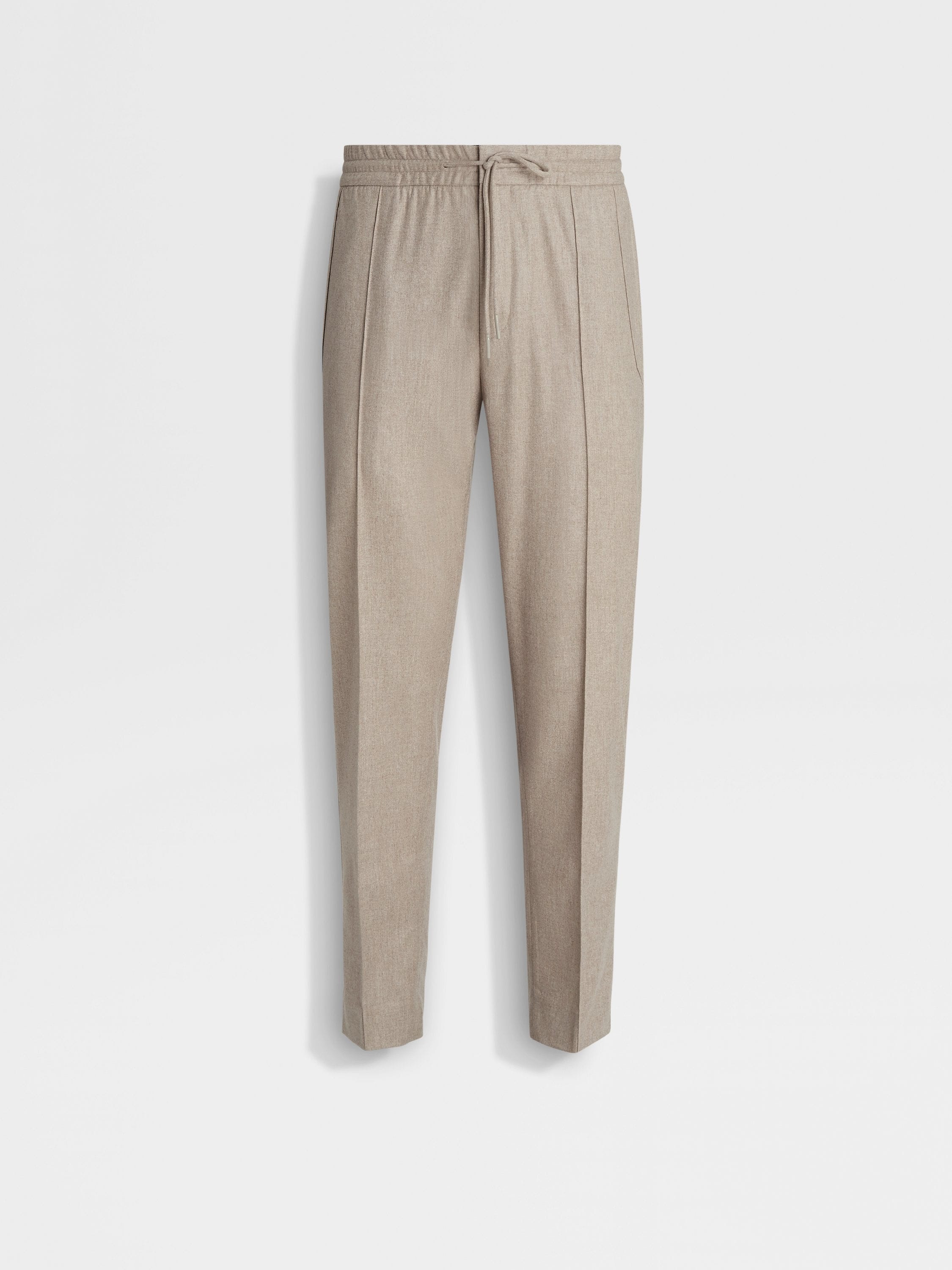 LIGHT TAUPE 15MILMIL15 WOOL JOGGERS - 1
