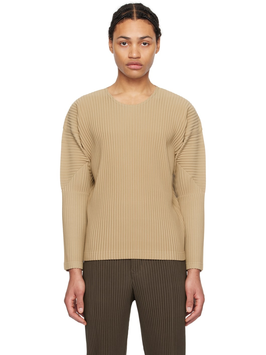 Beige Monthly Color February T-Shirt - 1