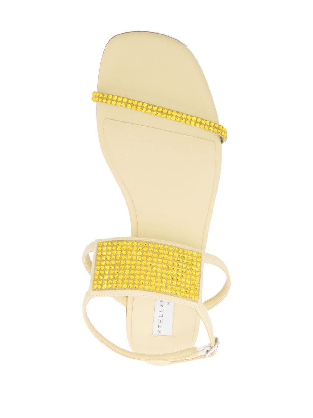 crystal-embellished flat sandals - 4