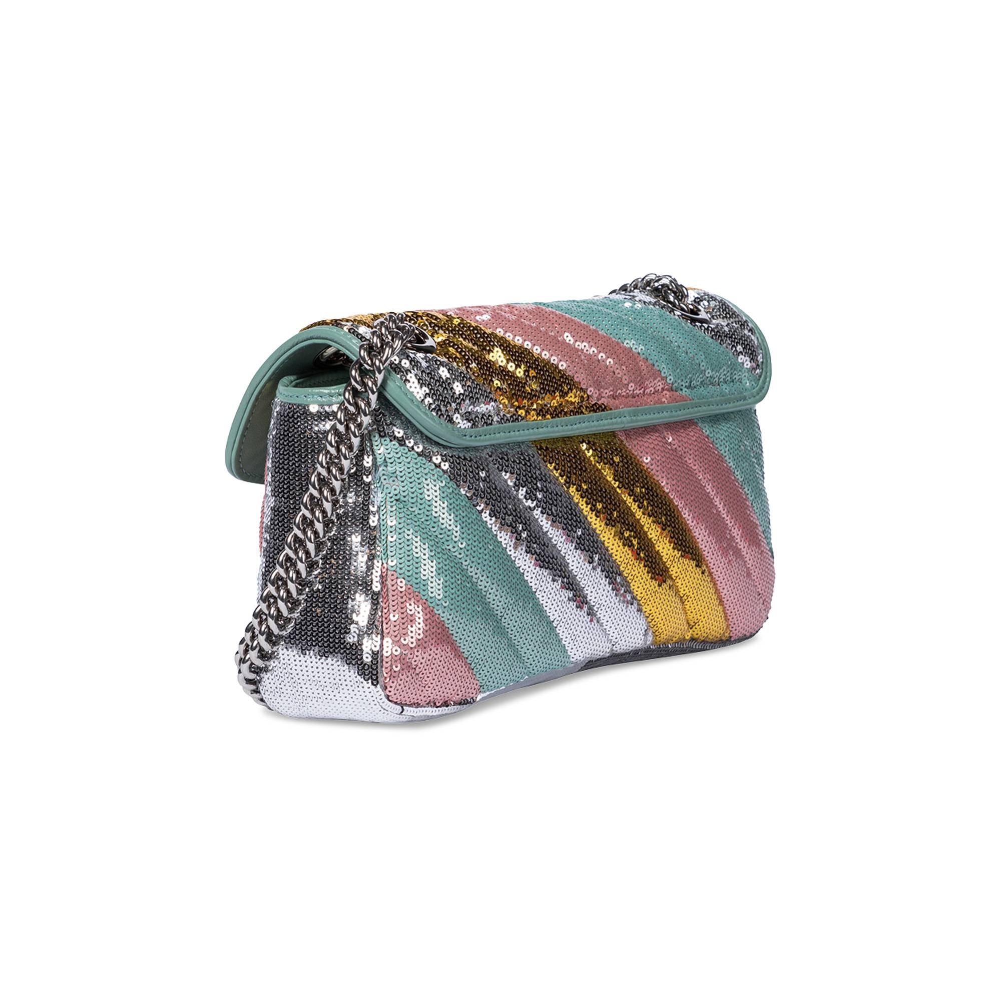 Gucci GG Marmont Small Sequin Shoulder Bag 'Multicolor' - 2