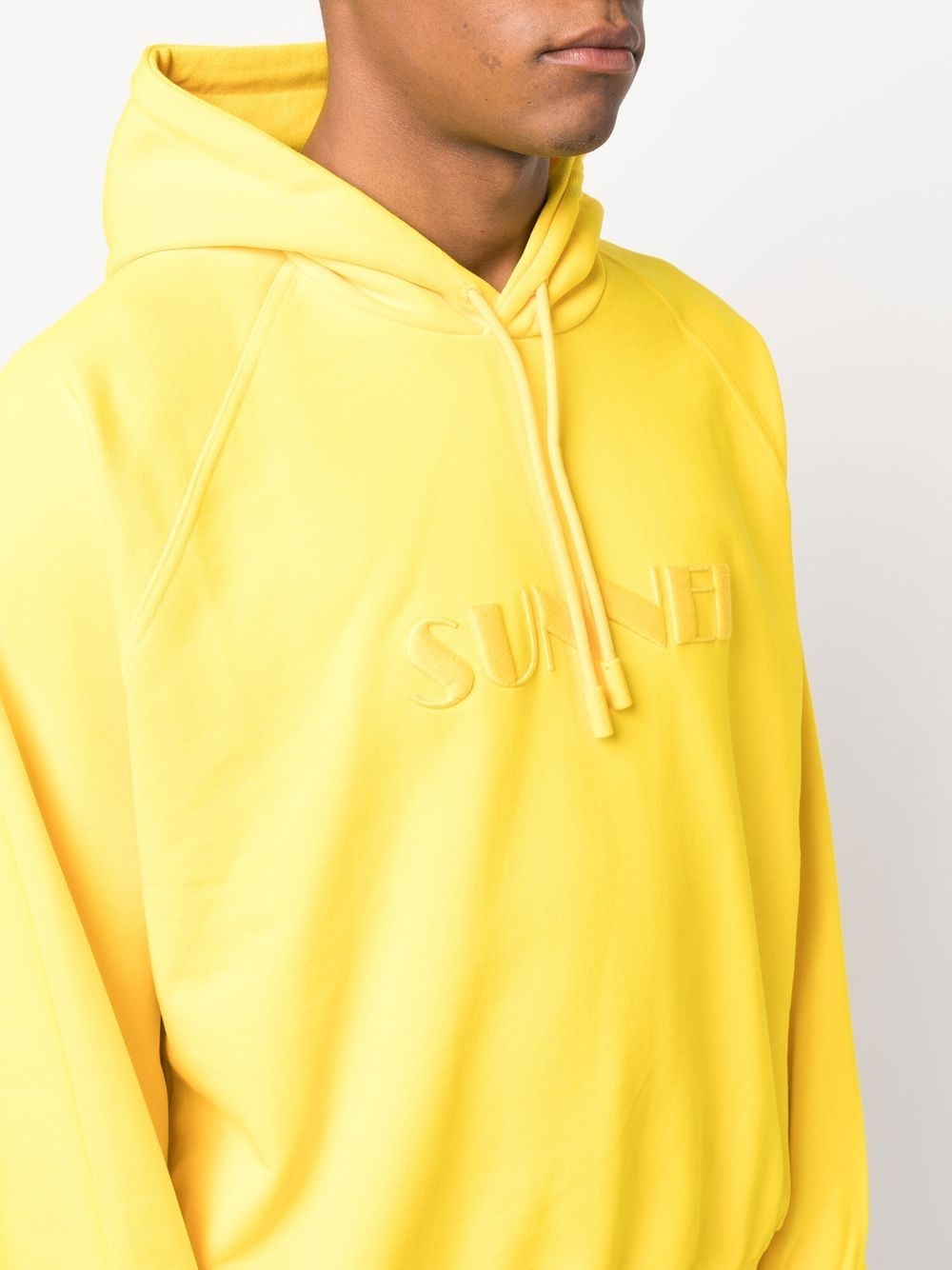 logo drawstring hoodie - 5