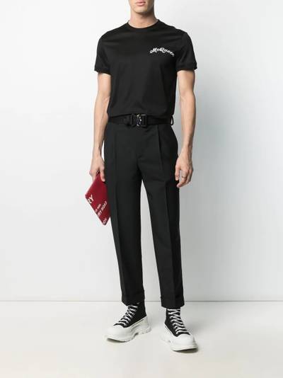 Alexander McQueen embroidered logo T-shirt outlook