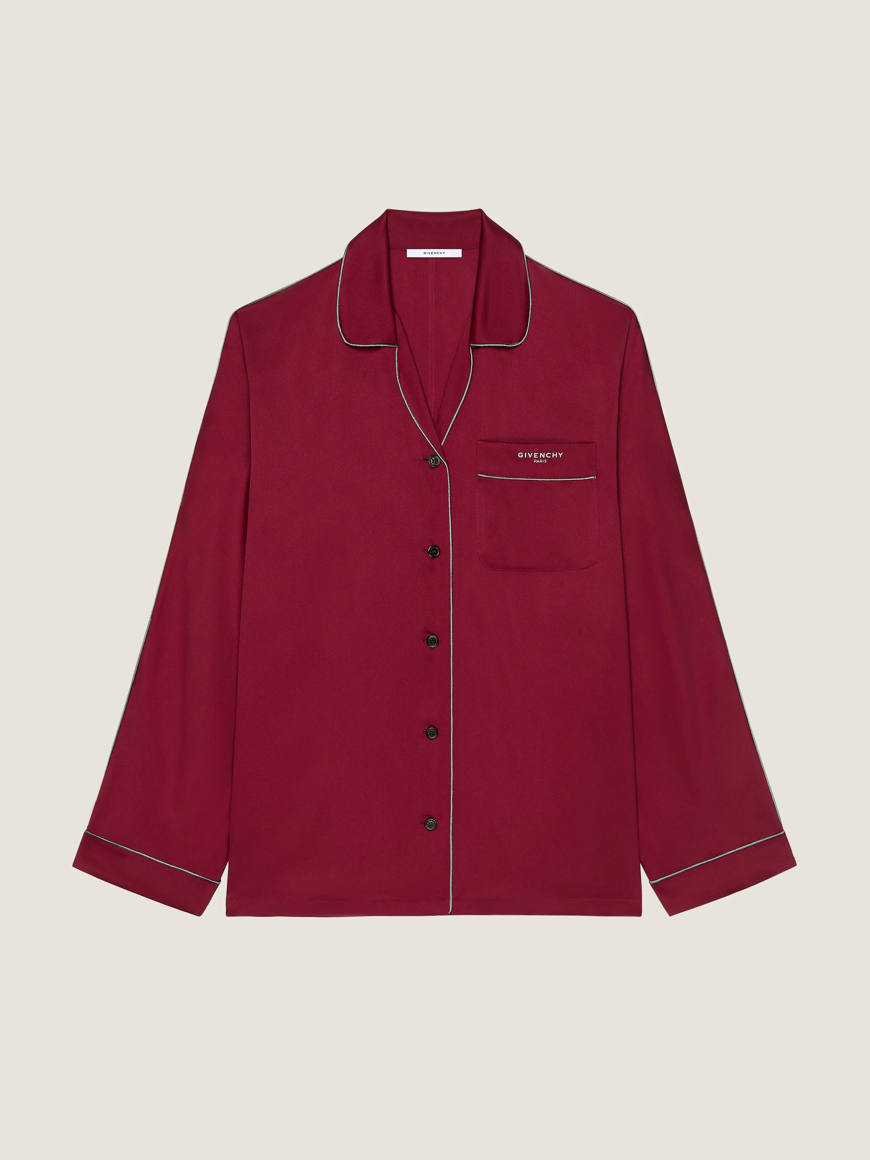 PYJAMA SHIRT IN SILK - 1