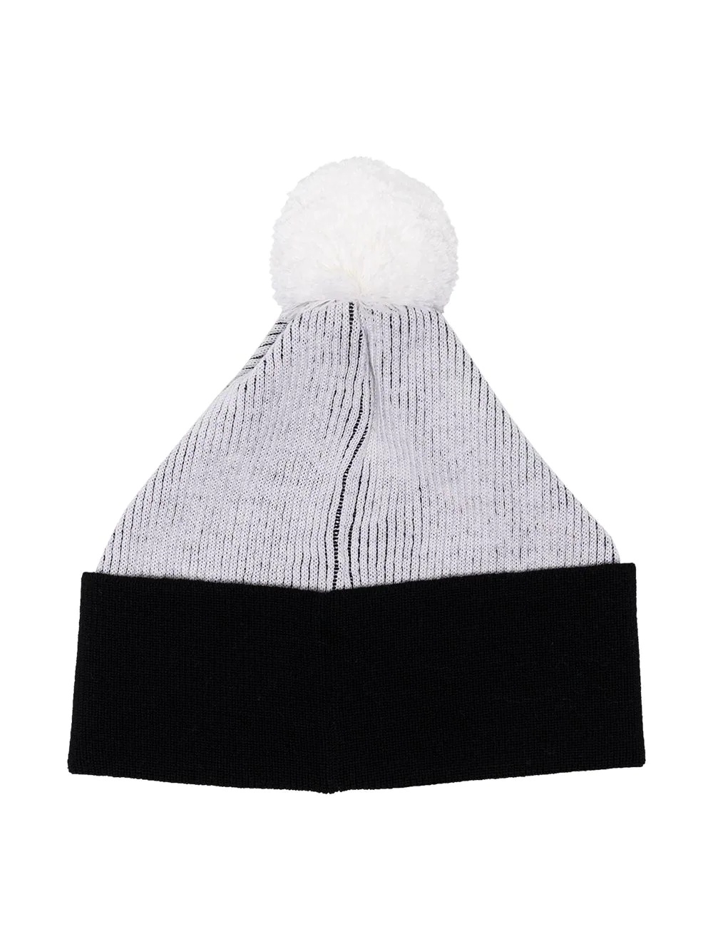 two-tone logo beanie - 3