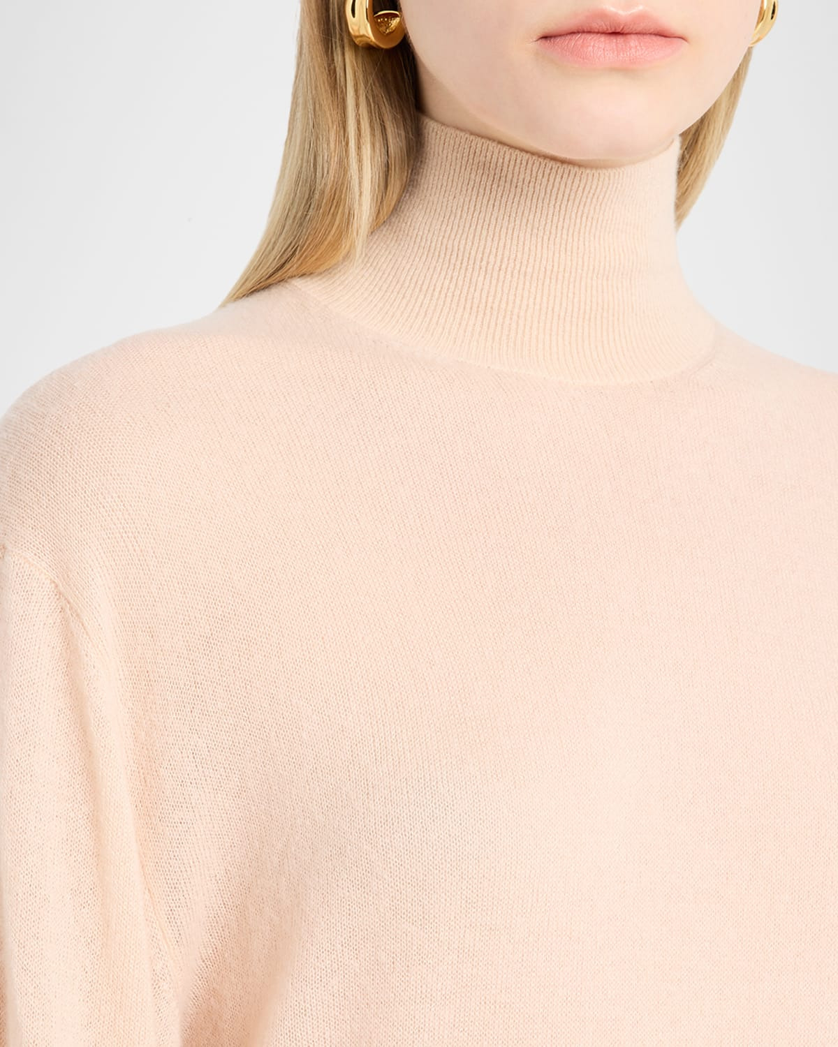 Camino Cashmere-Silk Turtleneck Sweater - 5