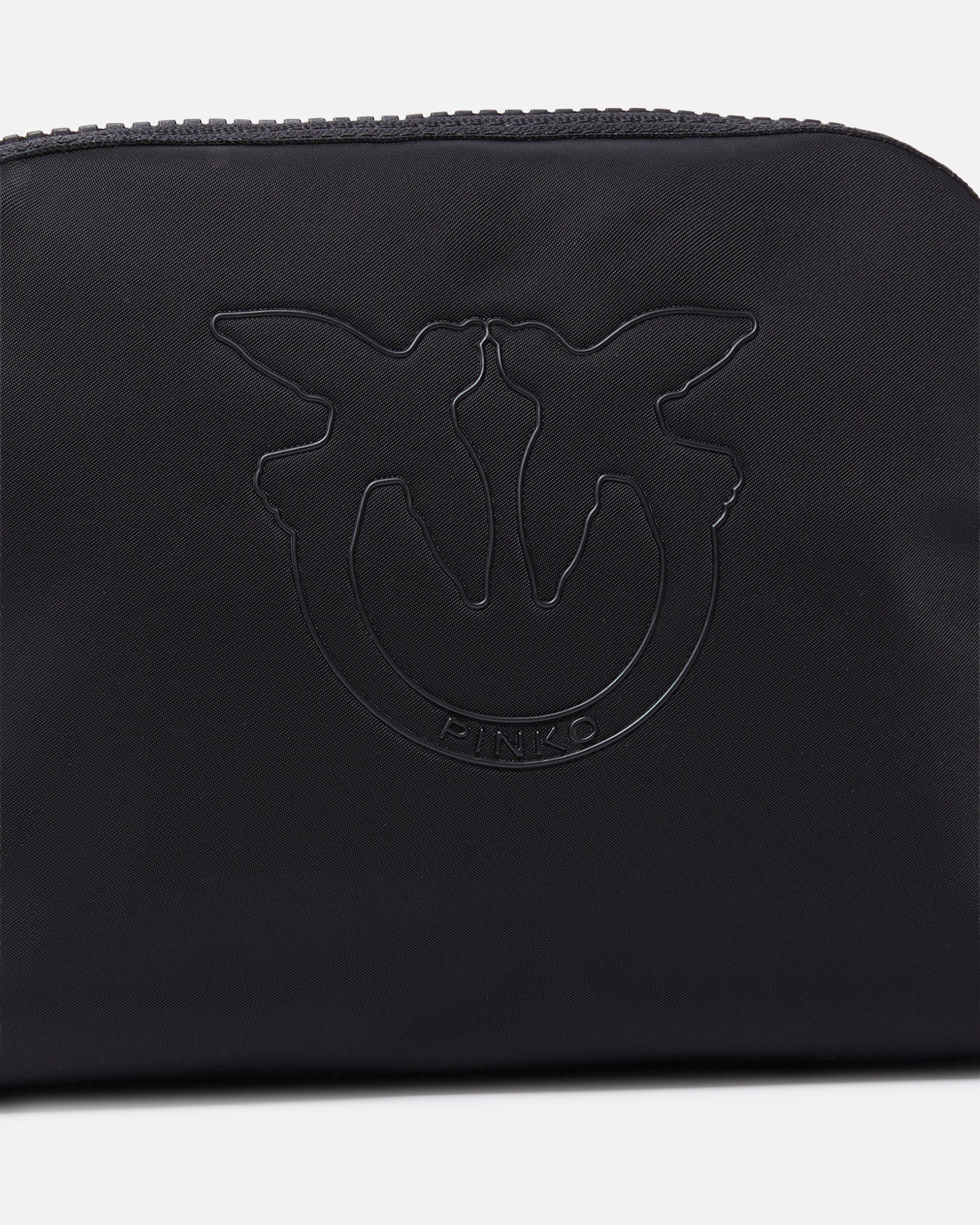 SMALL BAG IN RECYCLED FABRIC WITH LOGO - 3