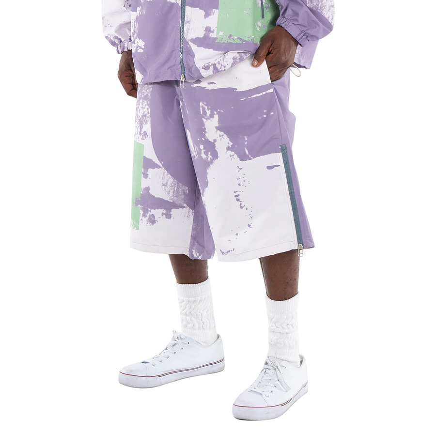 OAMC Men's Lilac Strata Biv Short Pants - 4