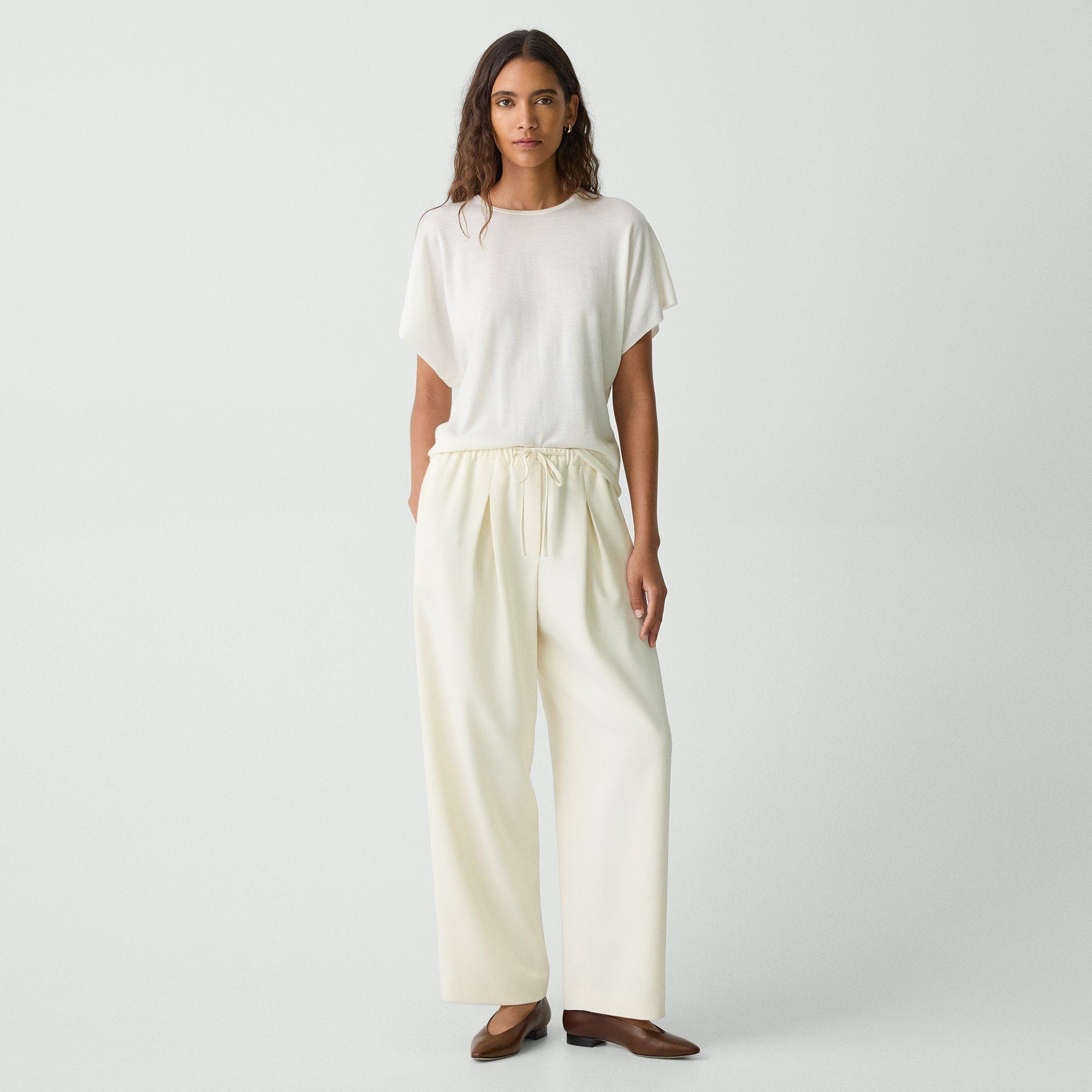 Flutter Sleeve Top in Regal Wool - 6
