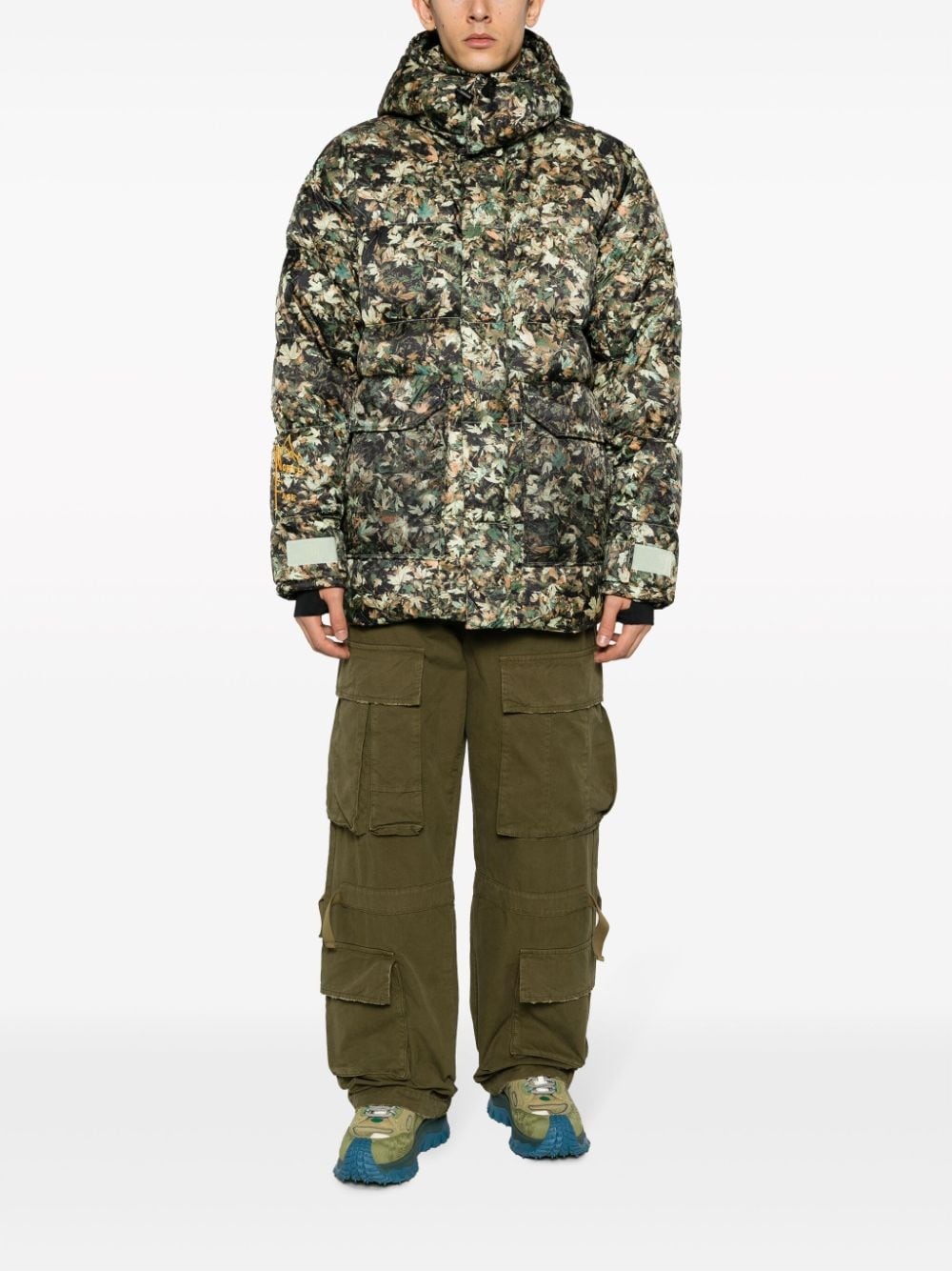The North Face 73 leaf-print padded jacket | REVERSIBLE